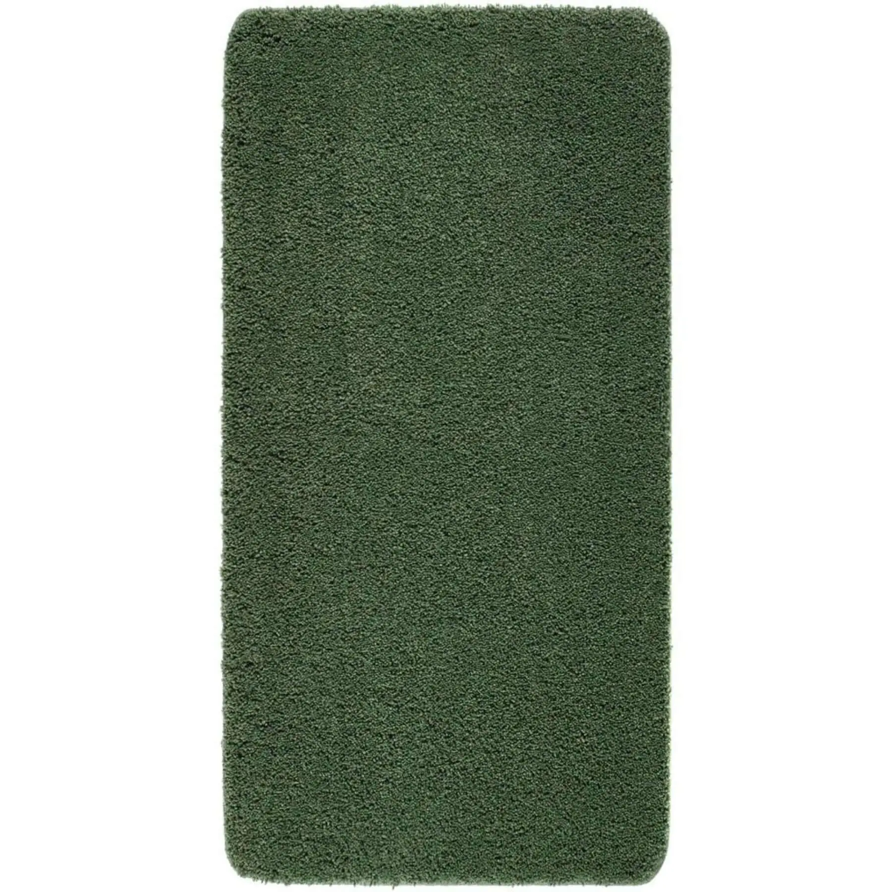 Washable Forest Green Shaggy Rug - Image 2
