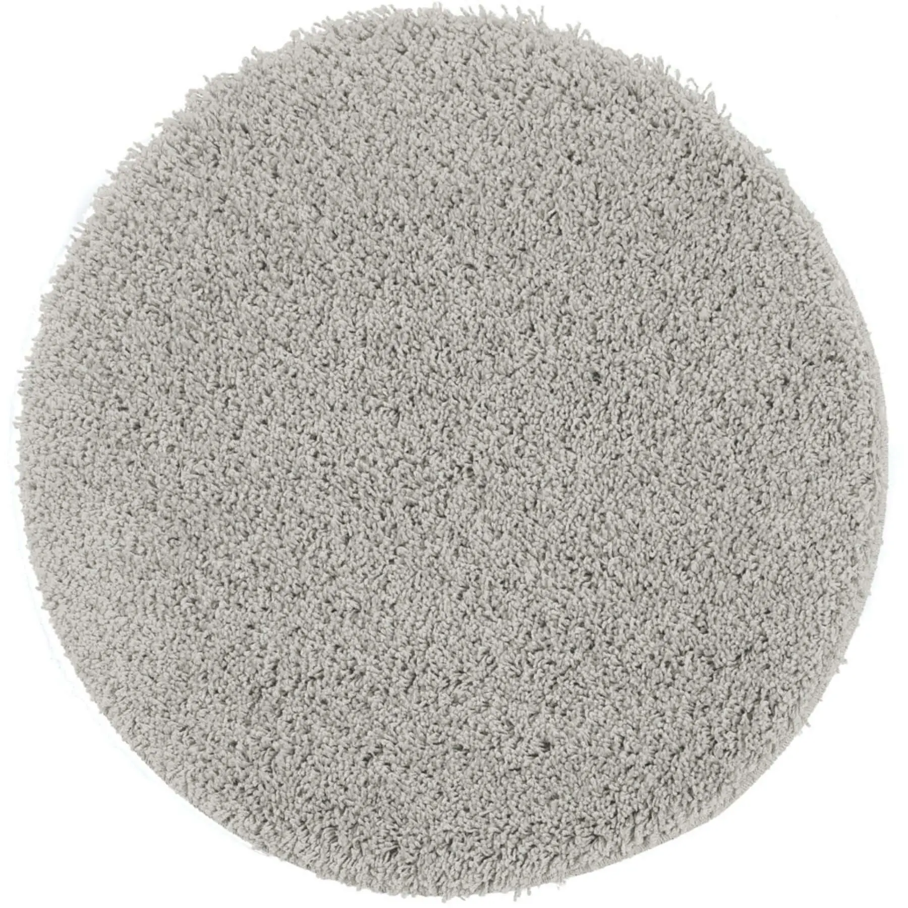 Washable Ghost Grey Shaggy Rug - Image 3