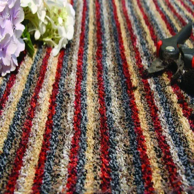 Washable Mat – Striped Design in Multicolour - Image 6