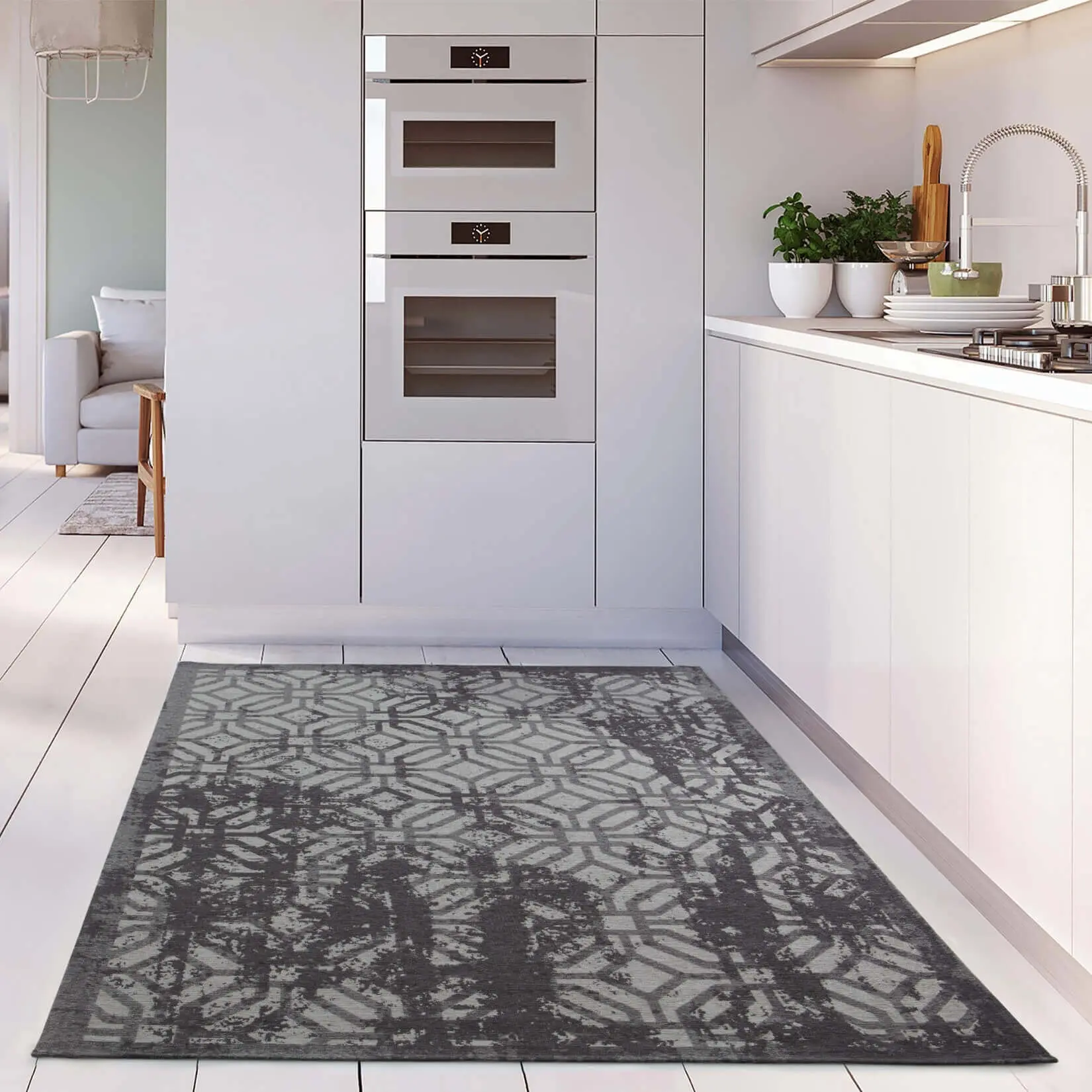 Washable Rug Carina Black | 6930B - Image 11