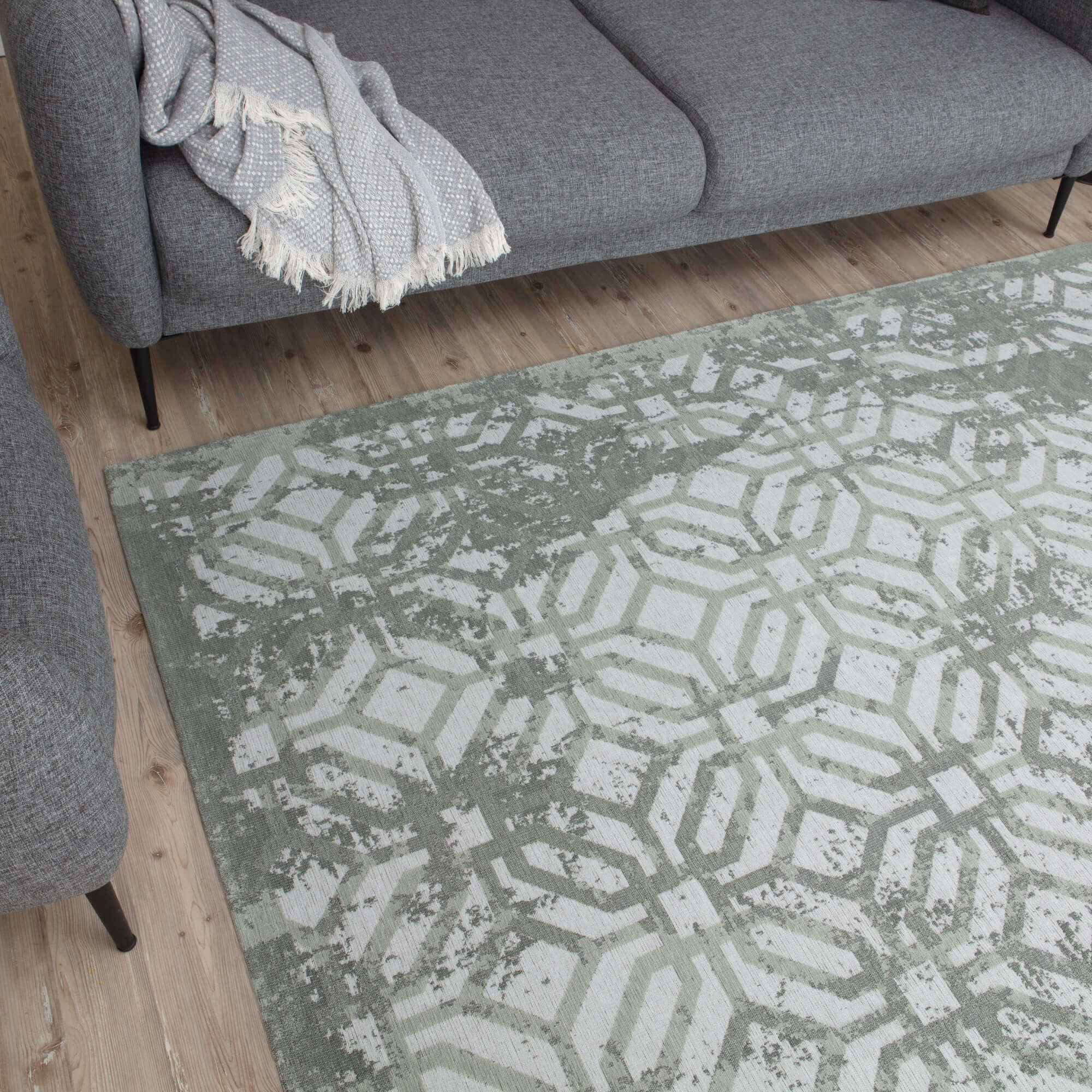 Washable Rug Carina Green | 6934 - Image 5
