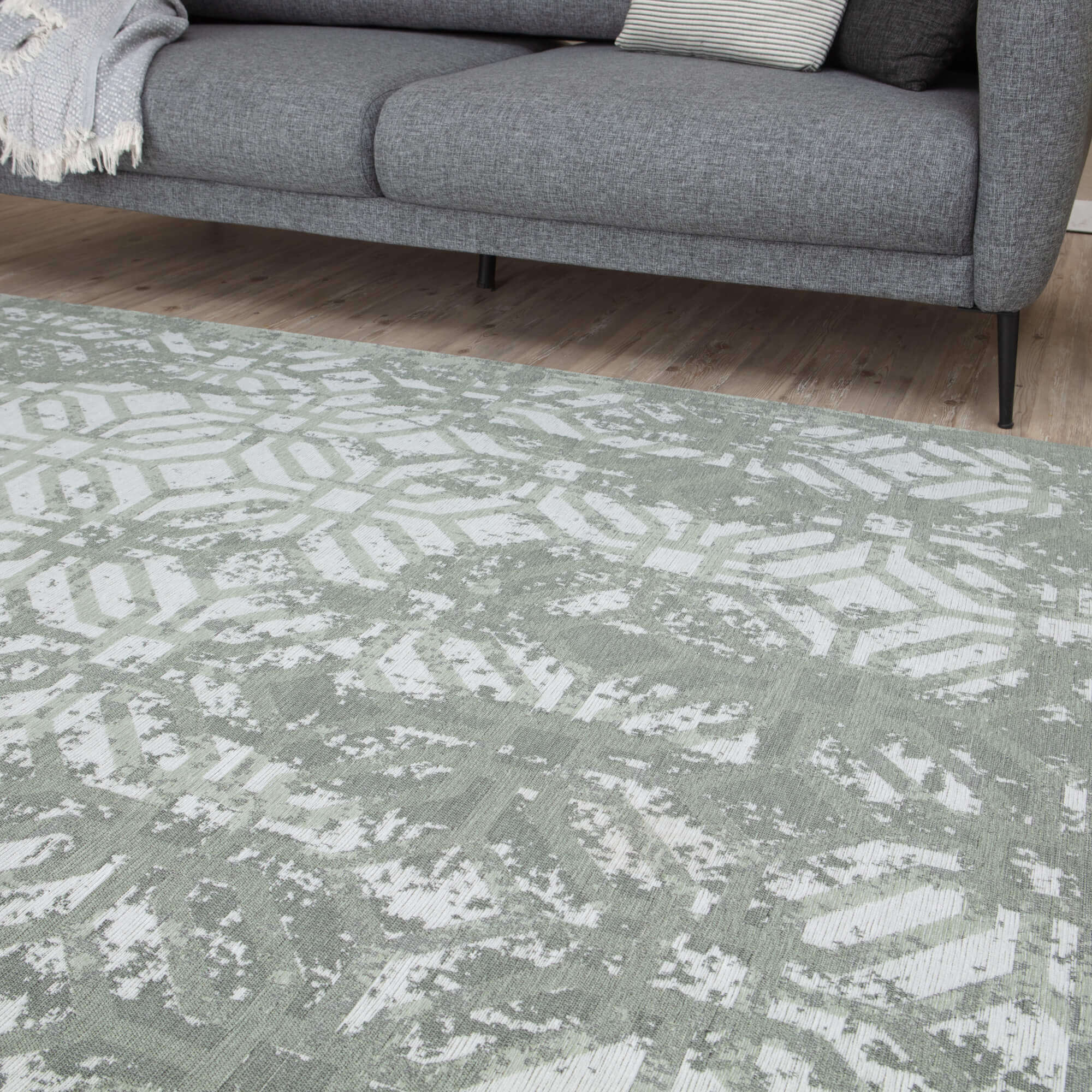 Washable Rug Carina Green | 6934 - Image 6