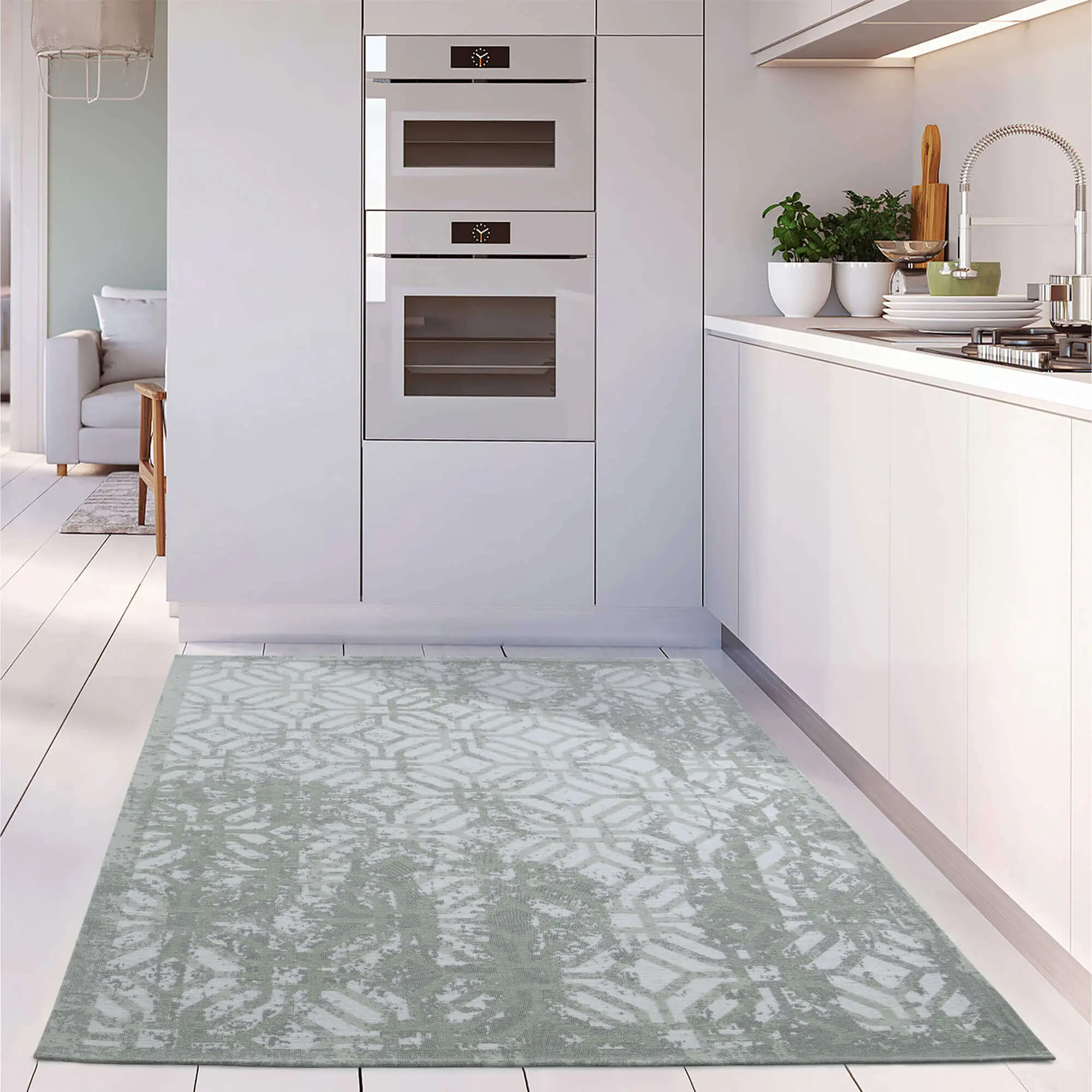 Washable Rug Carina Green | 6934 - Image 8