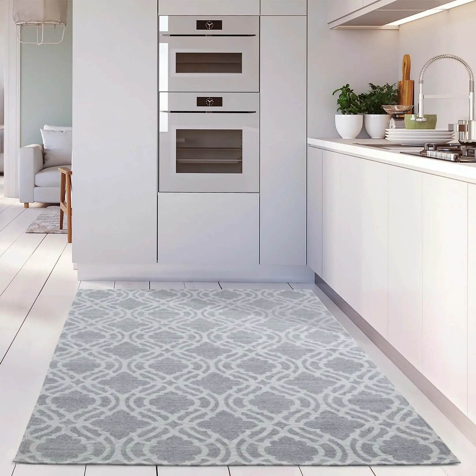 Washable Rug Carina Grey | 6901G - Image 9