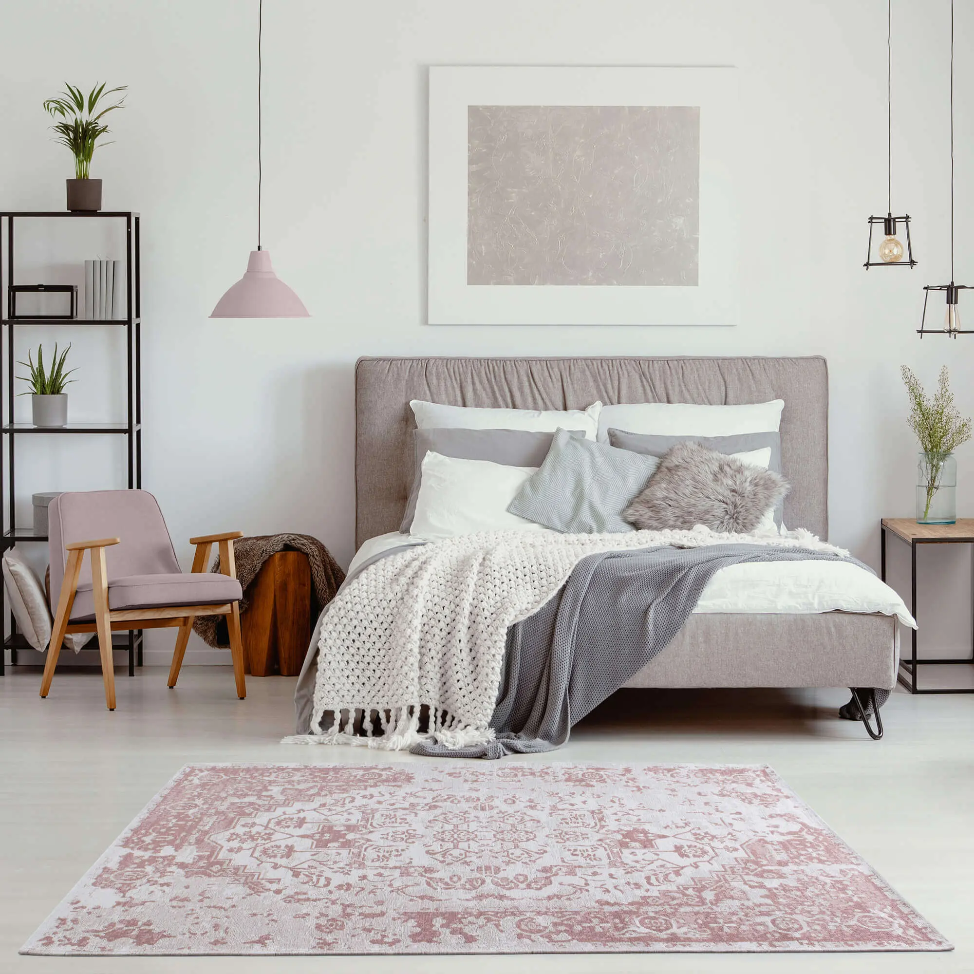 Washable Rug Carina Pink | 6962 - Image 8