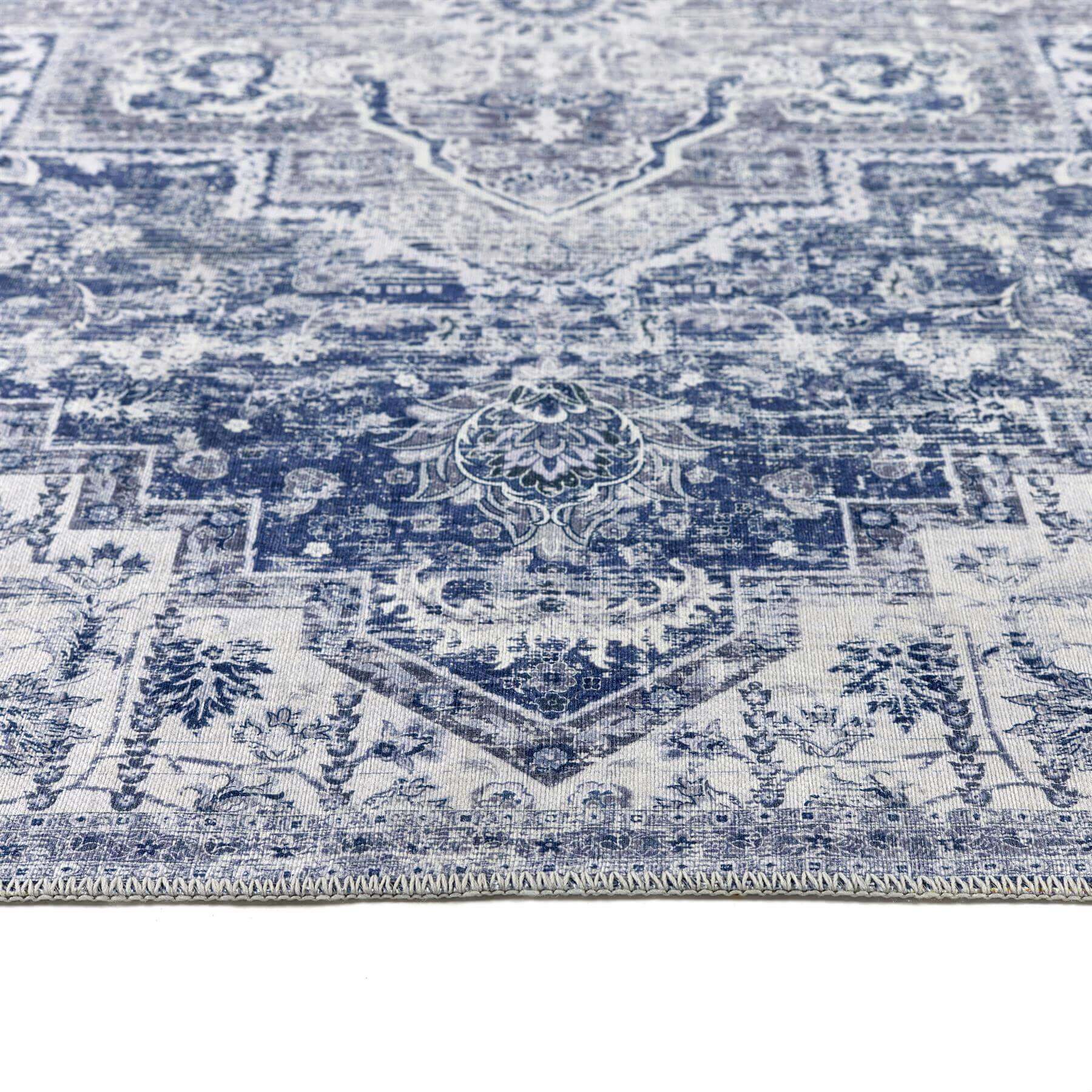 Washable Rug Eterna Blue - Image 3