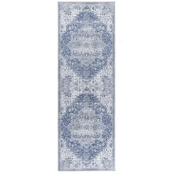 Washable Rug Eterna Blue - Image 5