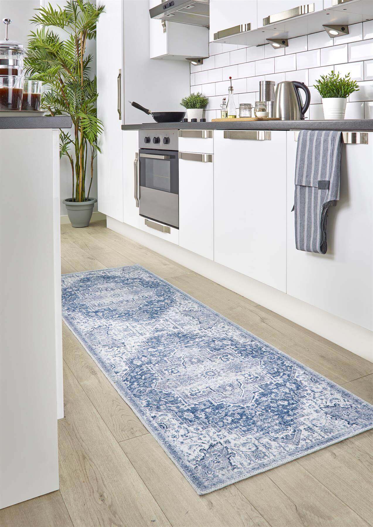 Washable Rug Eterna Blue - Image 7