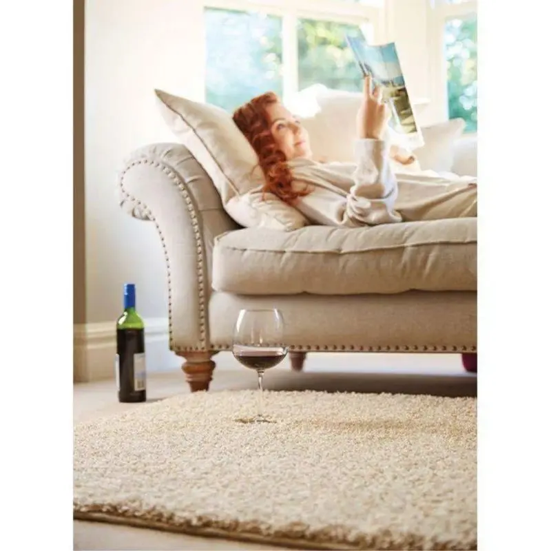 Washable Stone Shaggy Rug - Image 5