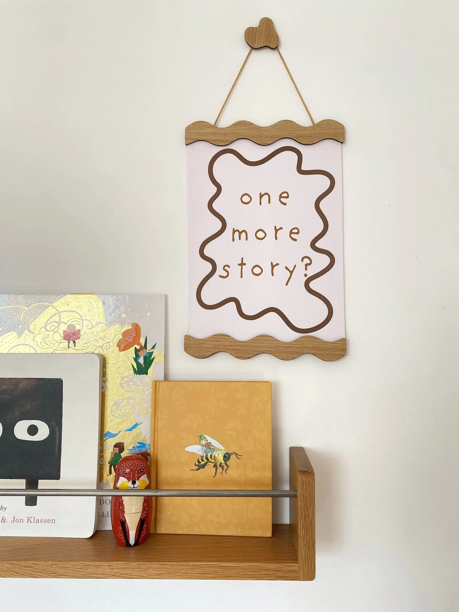 Wavy Magnetic Picture Frame - OAK - Image 2