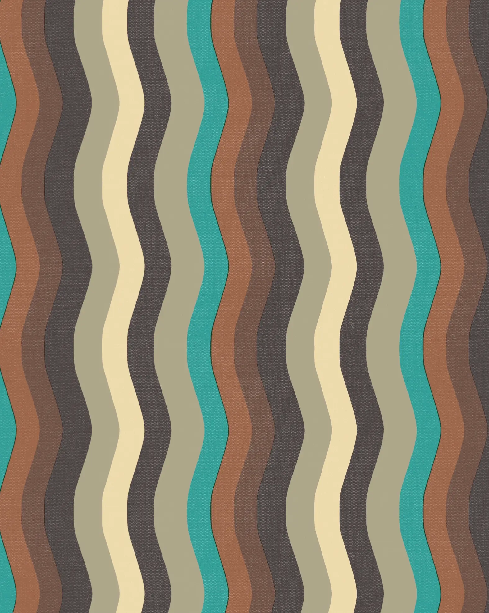 Wavy Stripe Wallpaper - Image 10