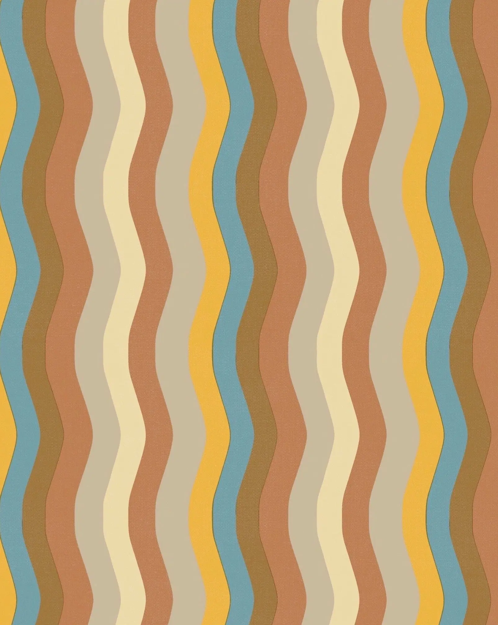 Wavy Stripe Wallpaper - Image 6