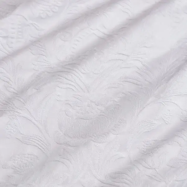 White Dorma Winchester Duvet Cover and Pillowcase Set - Image 5