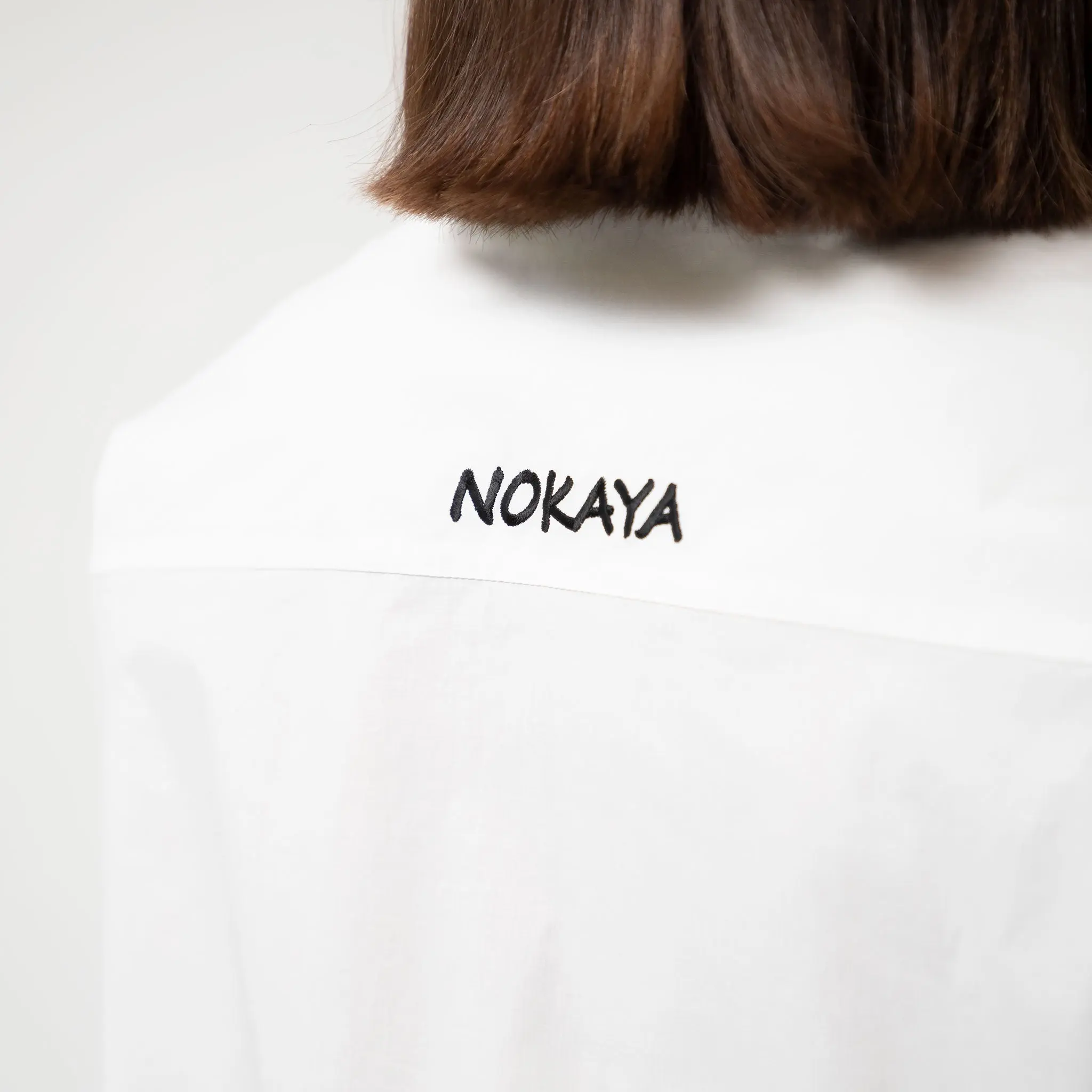 White InStyle Cotton Poplin Shirt - Image 2