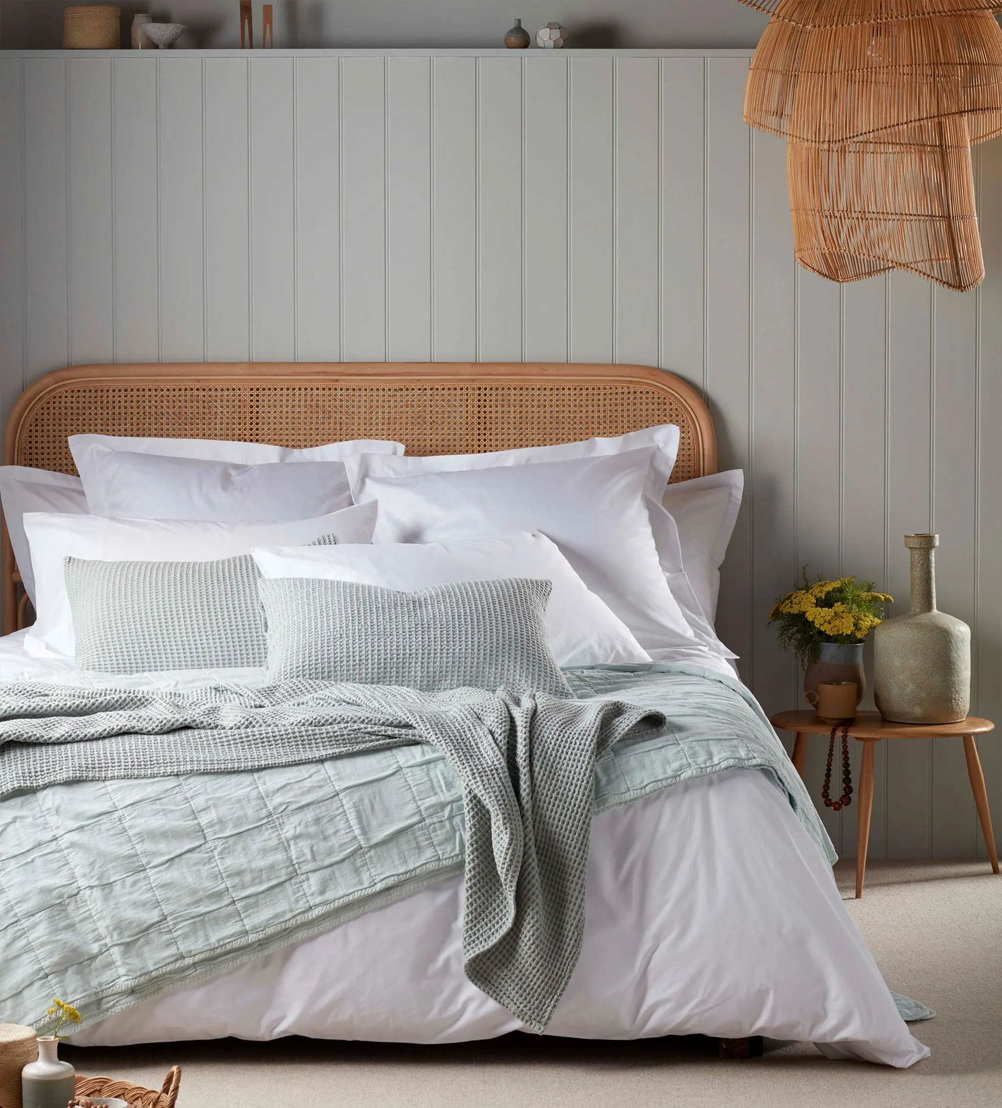 White Petworth 100% Cotton 400 Thread Count Flat Sheet