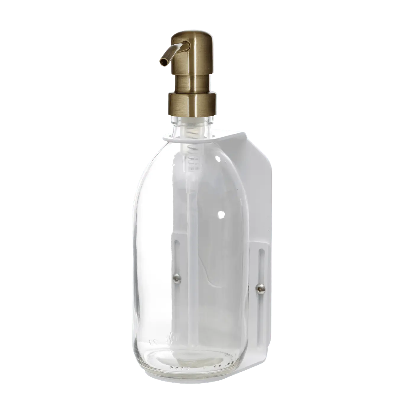 White Single Wall Mounted Soap Dispenser - Image 13
