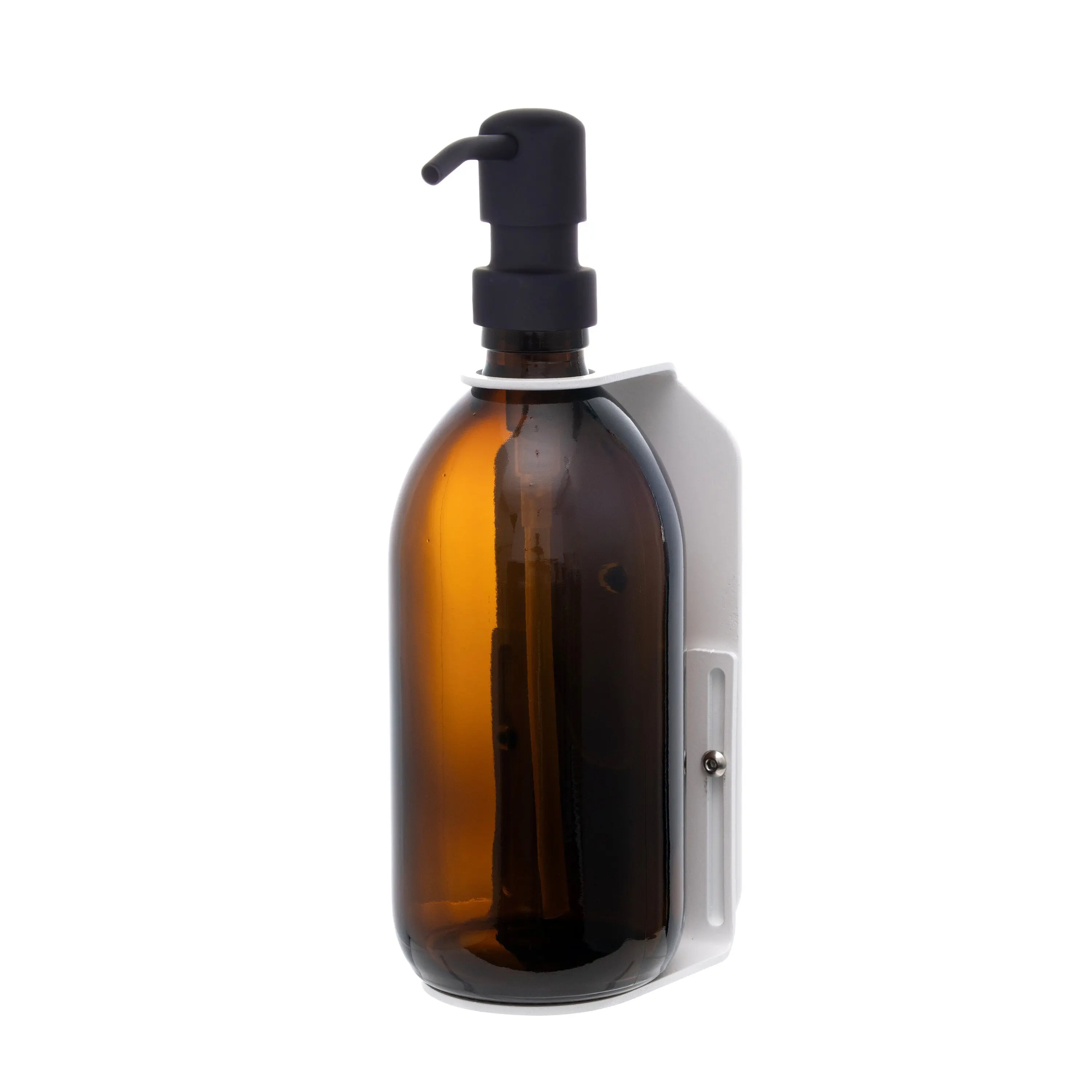 White Single Wall Mounted Soap Dispenser - Image 5