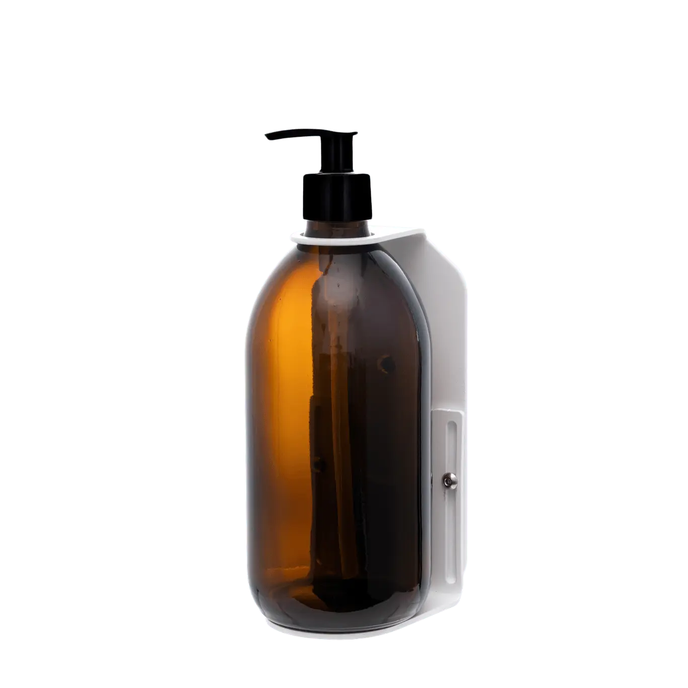 White Single Wall Mounted Soap Dispenser - Image 7
