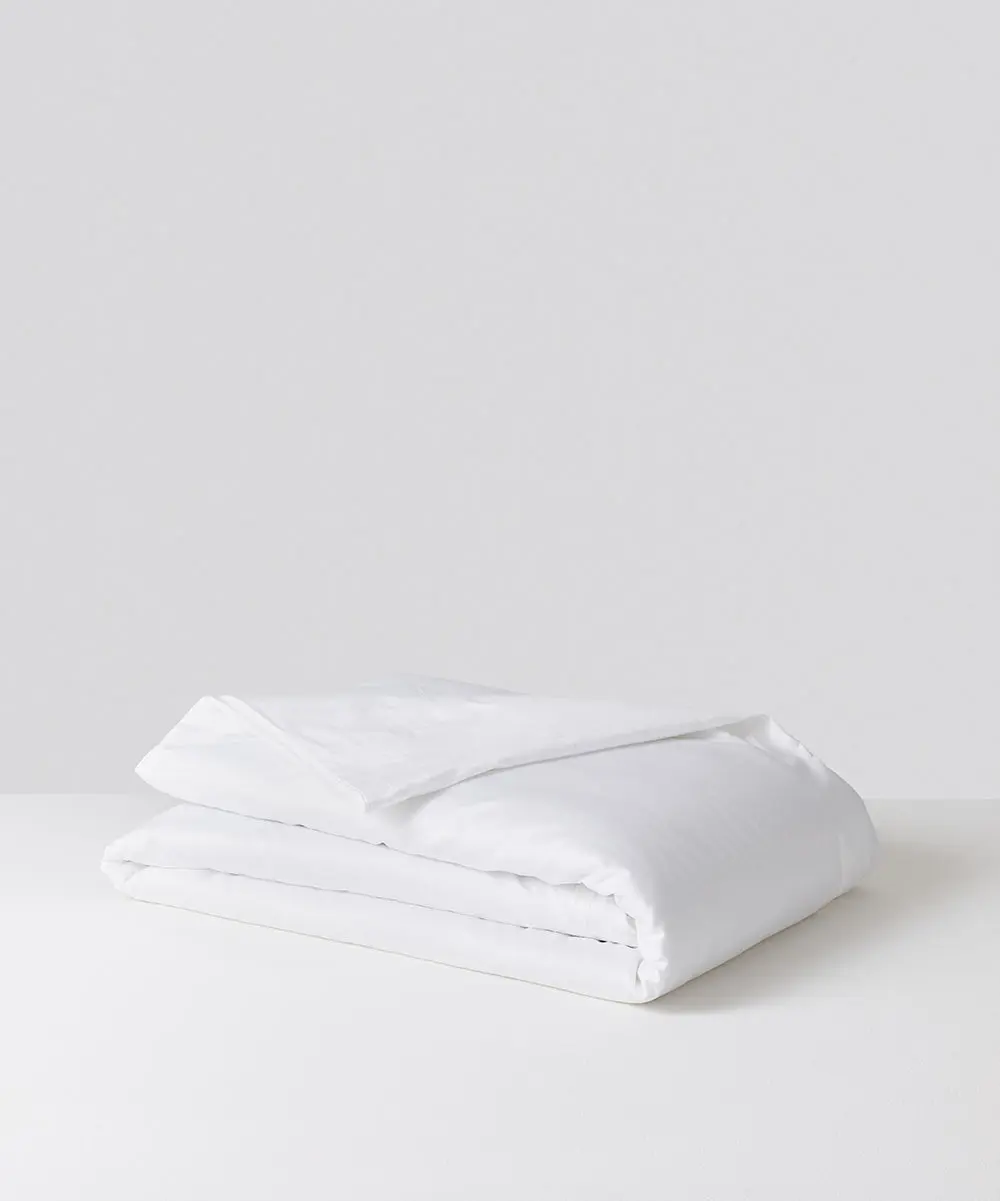 White Tencel Cotton Duvet Cover - Image 2