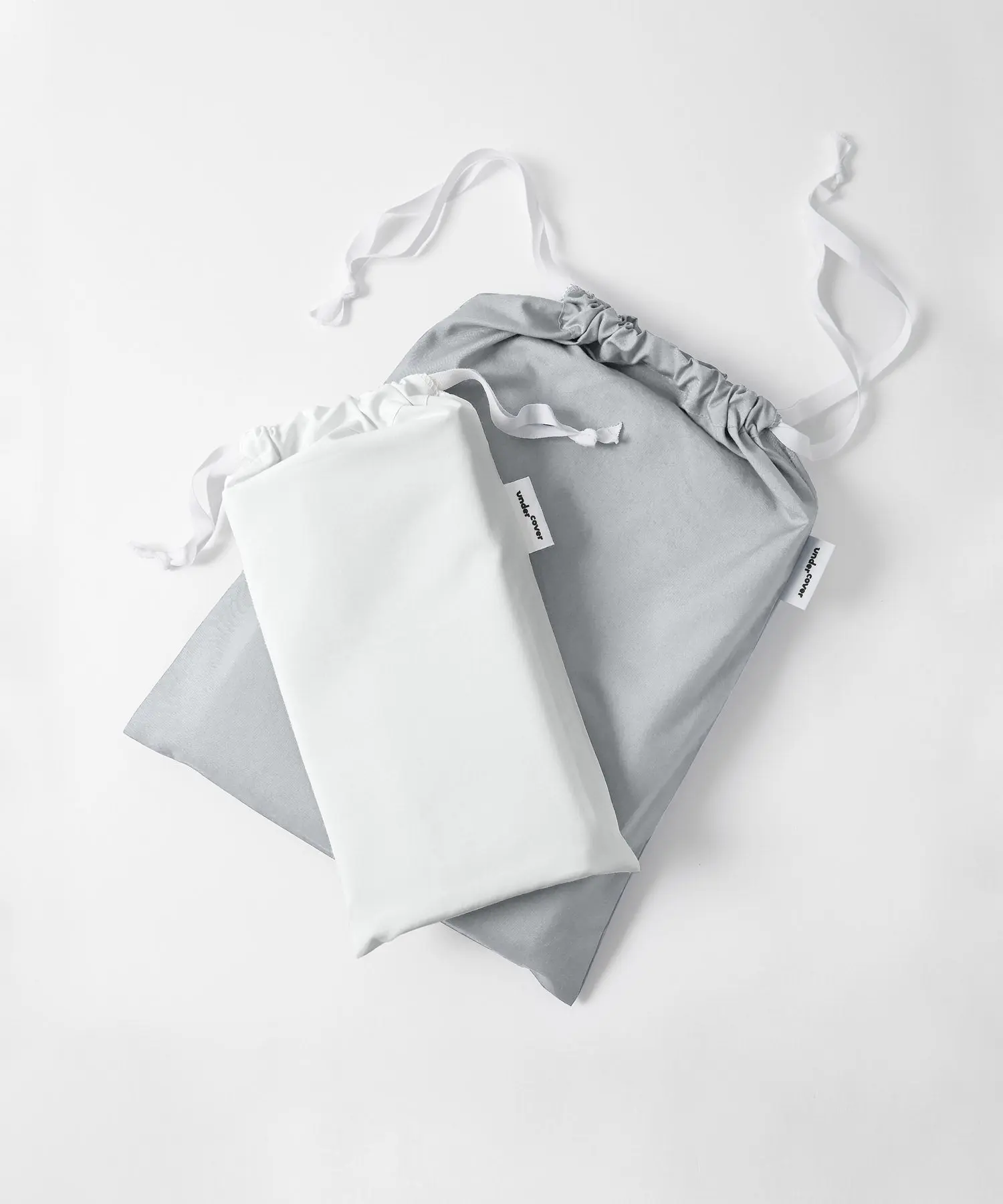 White Tencel Cotton Flat Sheet - Image 3