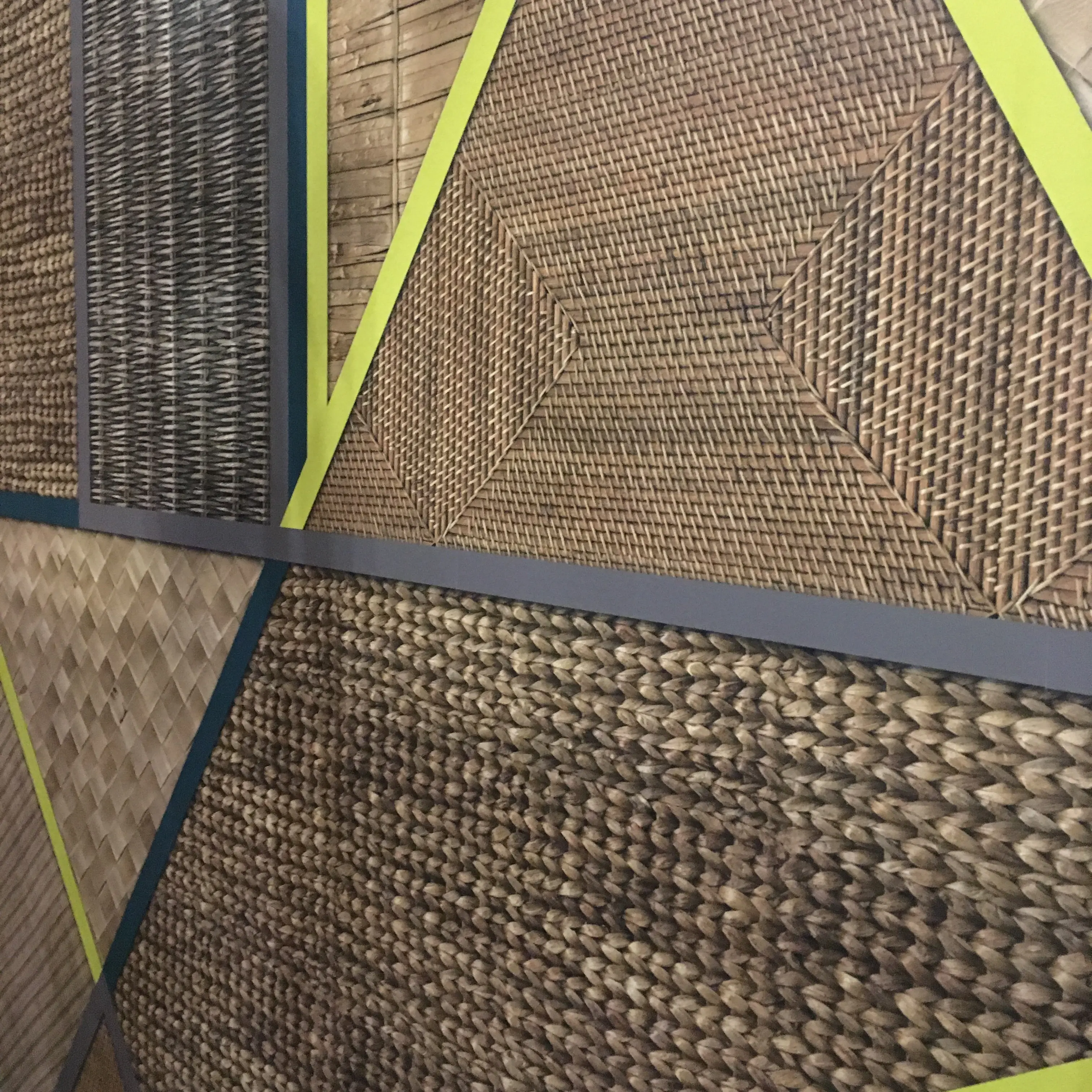 Wicker Geometric Mural Wallpaper - Image 9