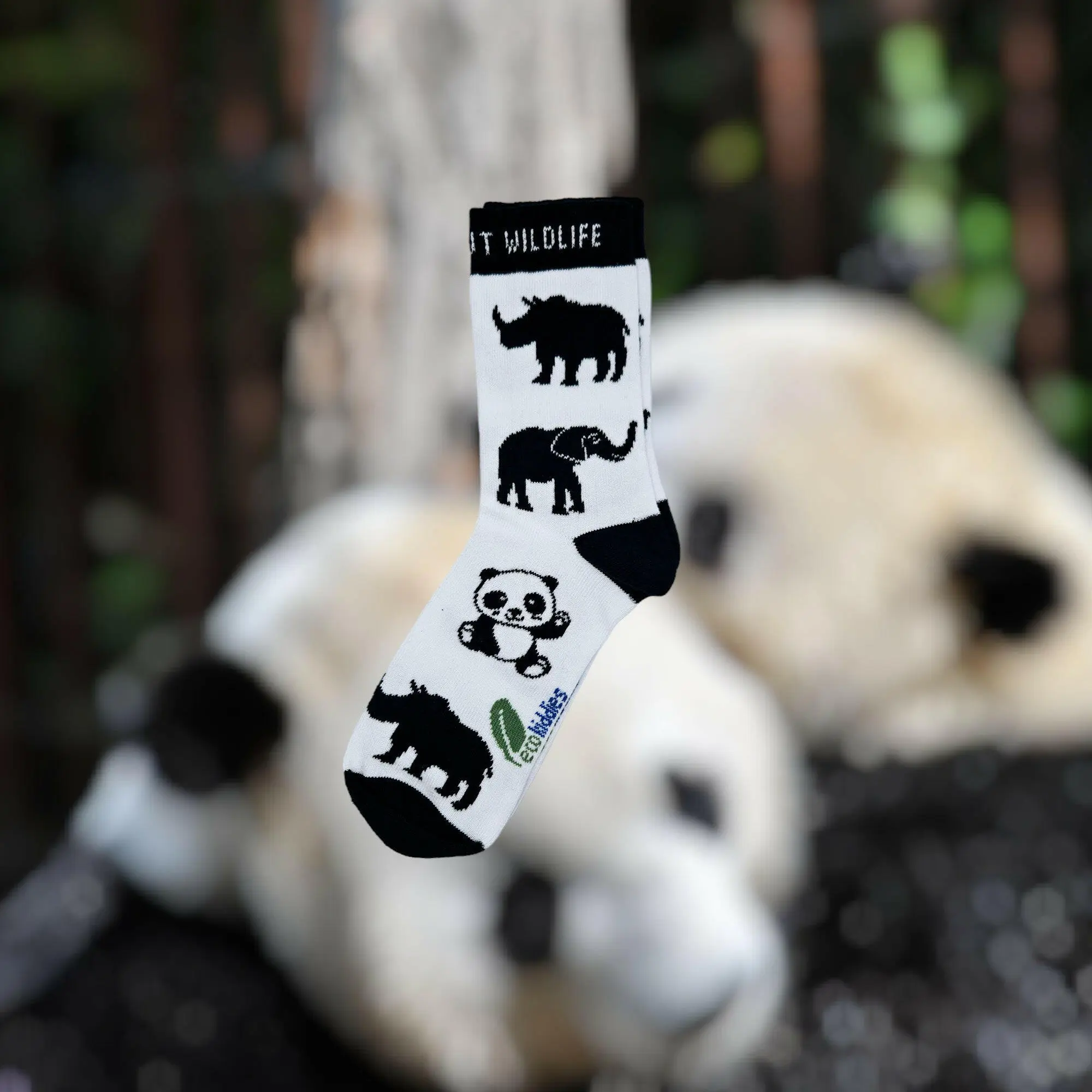 Wild About Wildlife Organic Cotton Kids Socks - Image 3