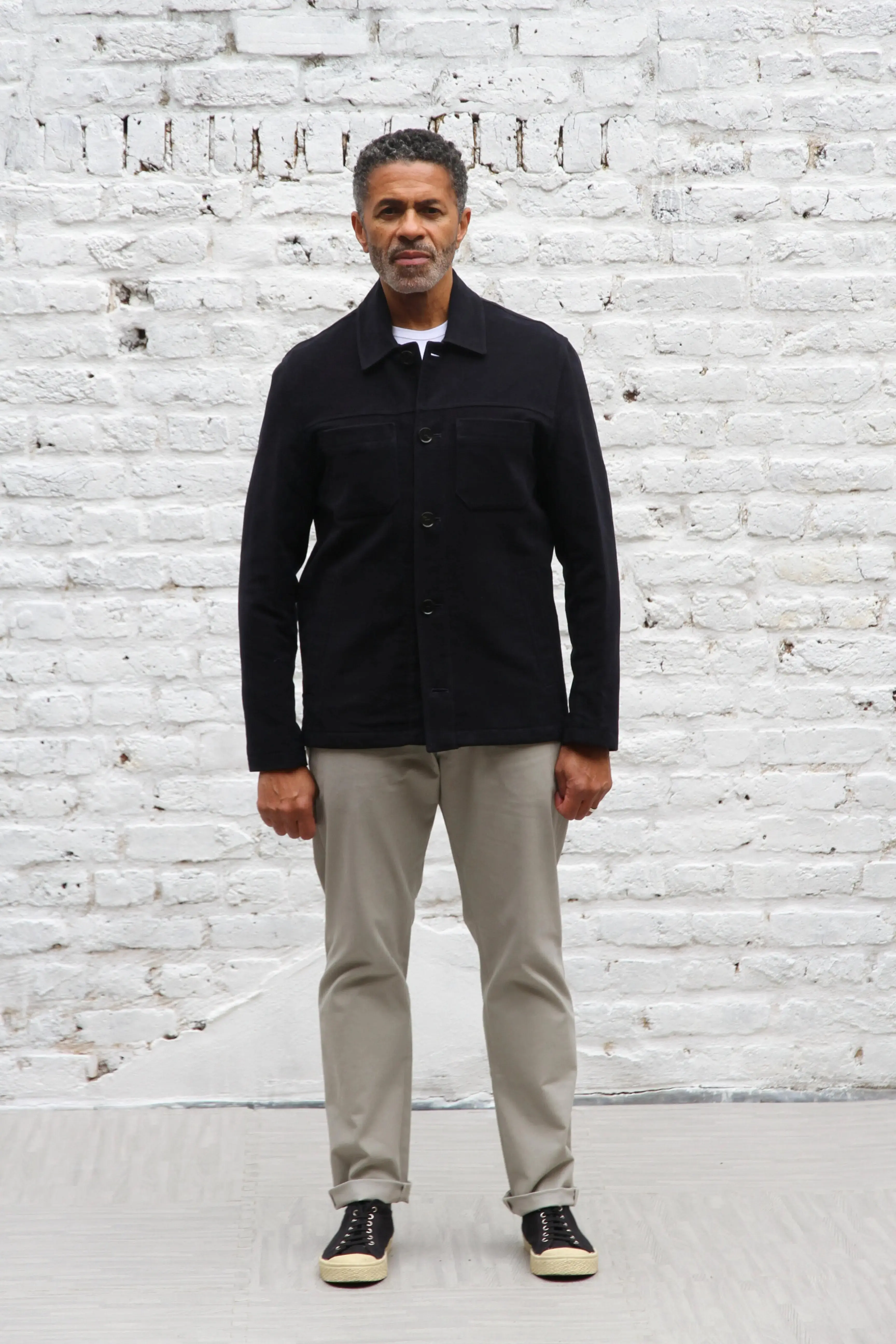 Wilkes Shacket - Navy Moleskin - Image 3
