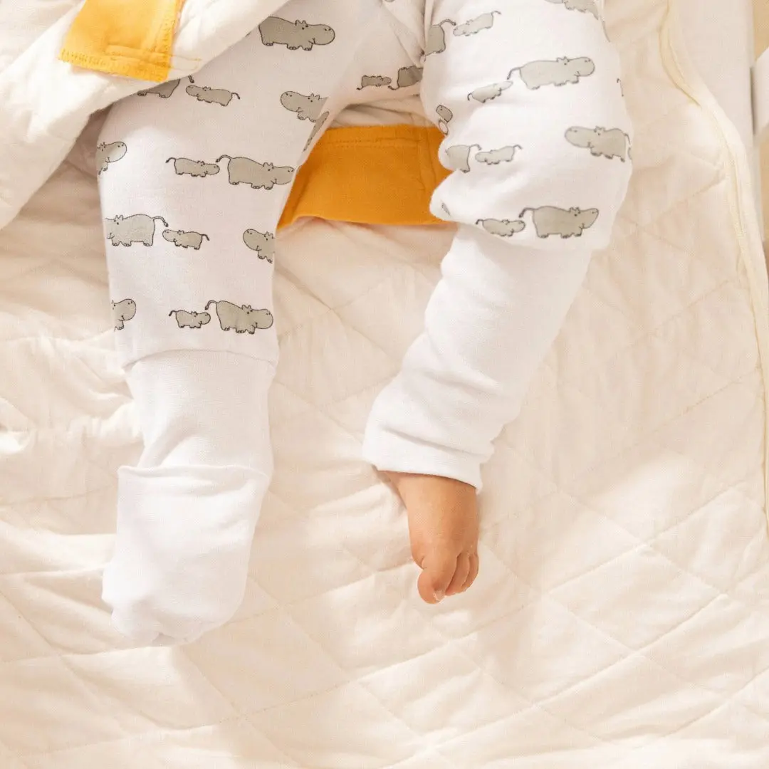 Winter Sleepsuit With Padded Sleeves (2pk) - Hippo - Image 19