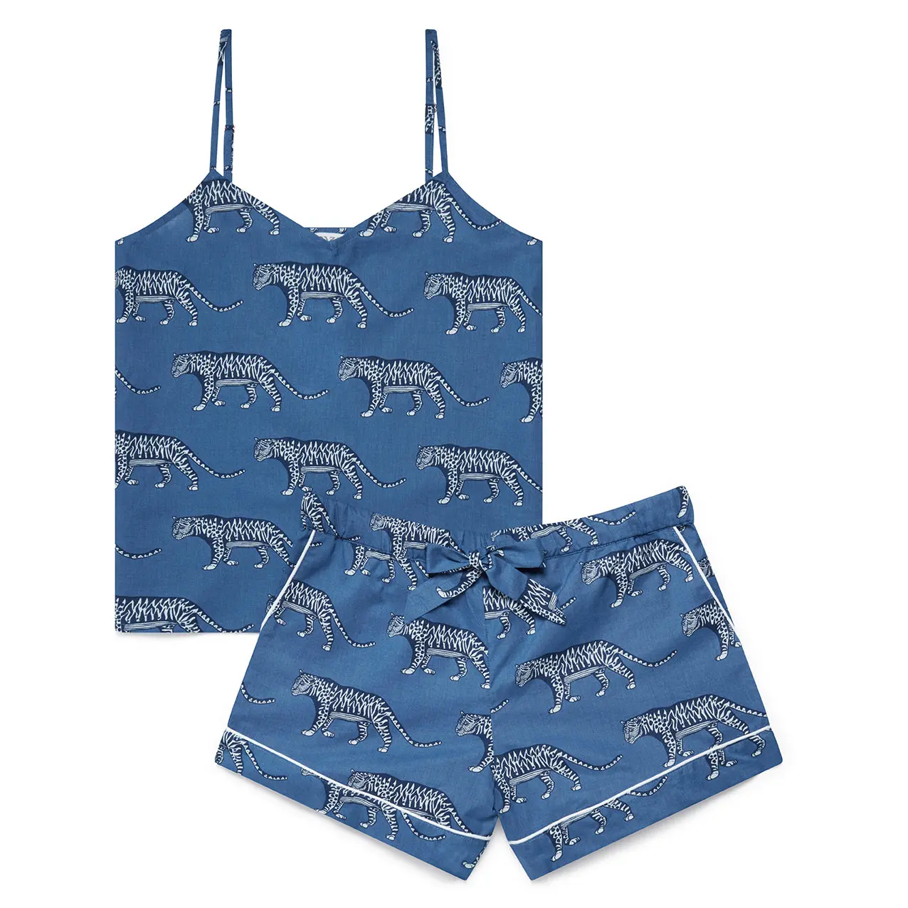 Lovely Leopards Women's Cami Organic Cotton Short Set - Image 6