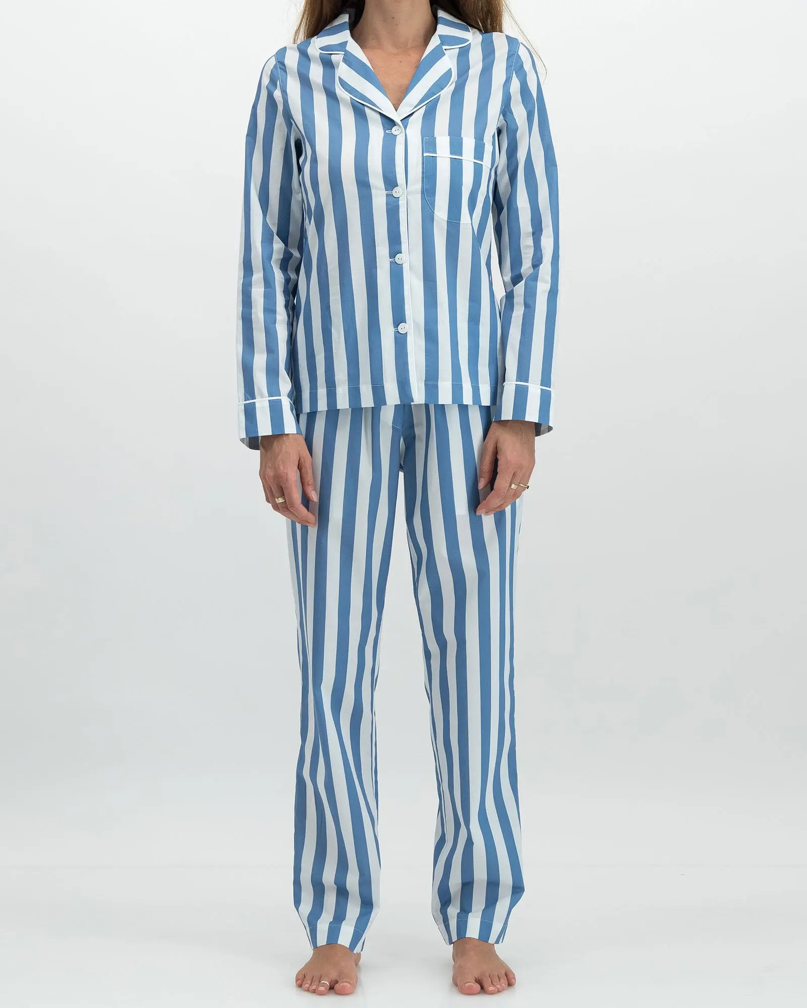 Beach Stripe Womens Pyjama Trouser Set