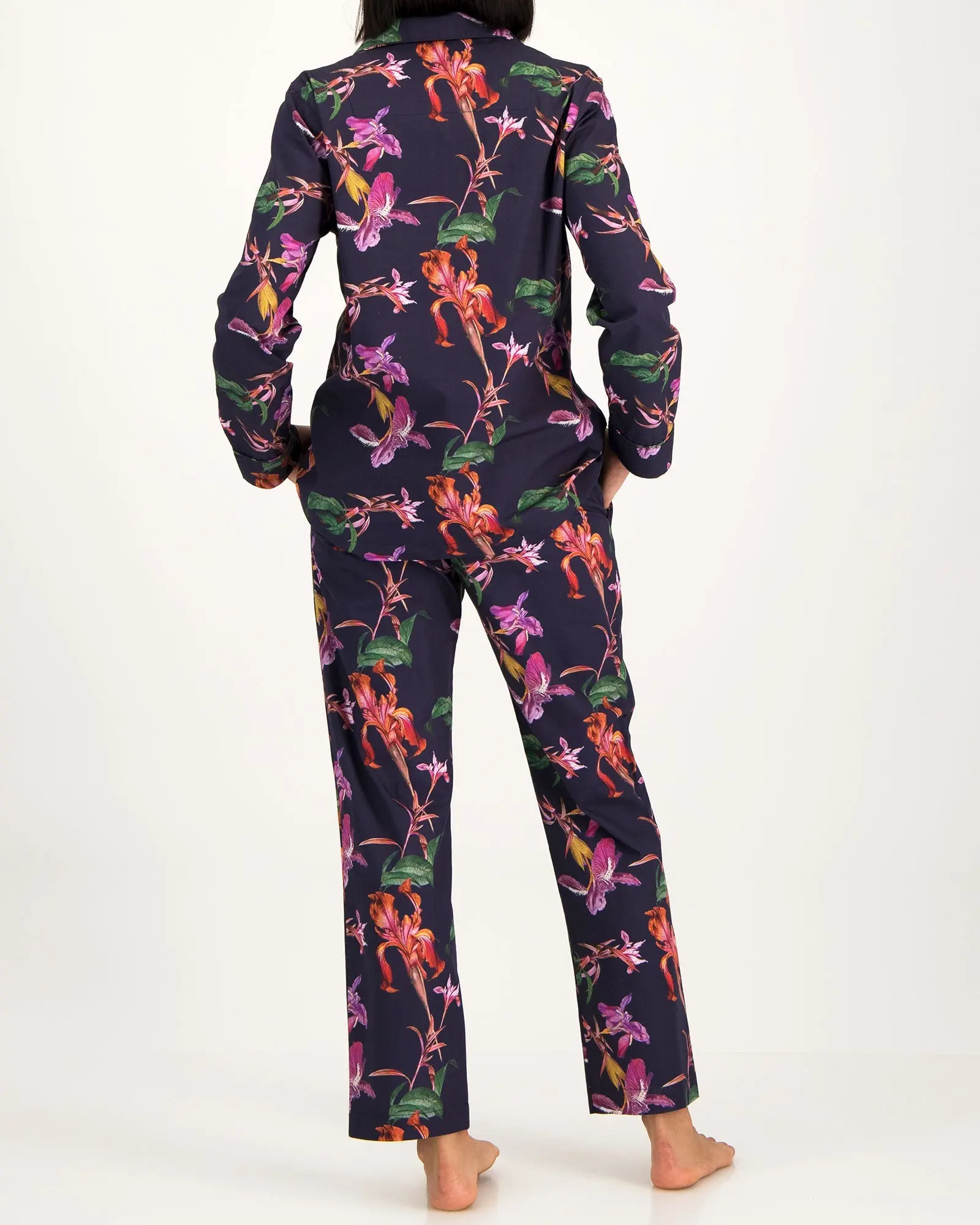 Iris Navy Women's Pyjama Trouser Set - Image 3