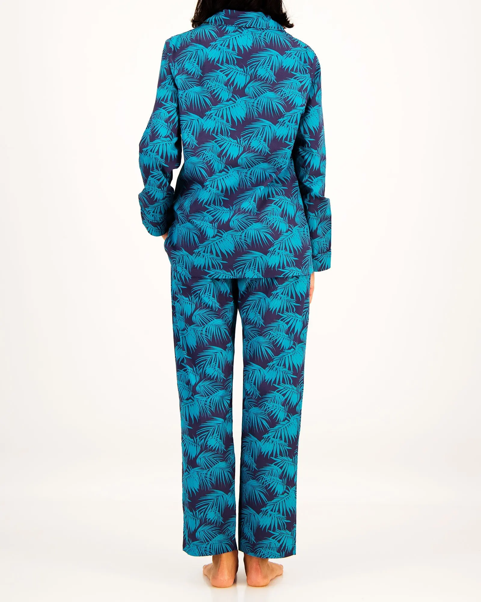 Tropical Green Women's Pyjama Trouser Set - Image 3