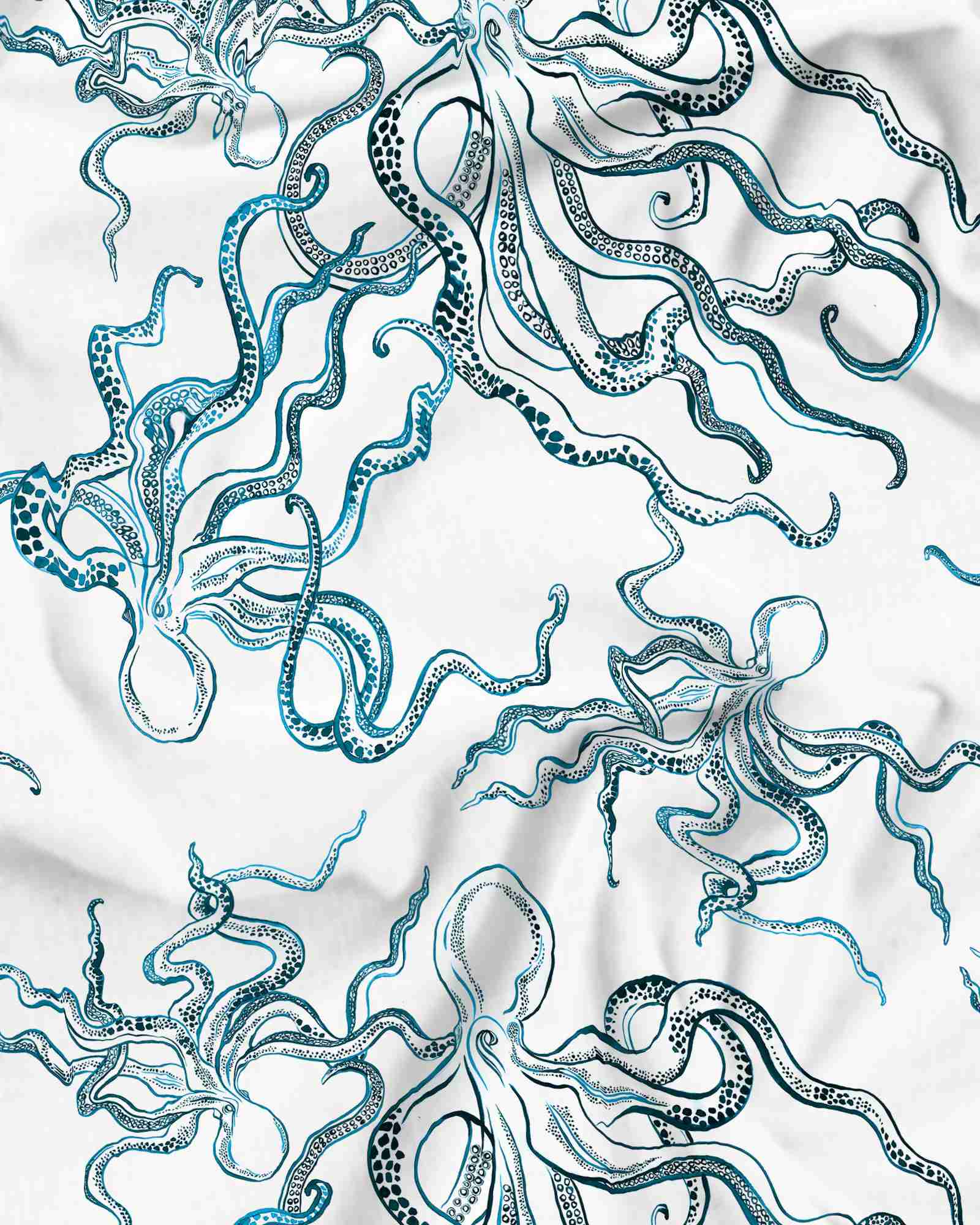 Octopus Indigo Women's Lounge Pants - Image 3