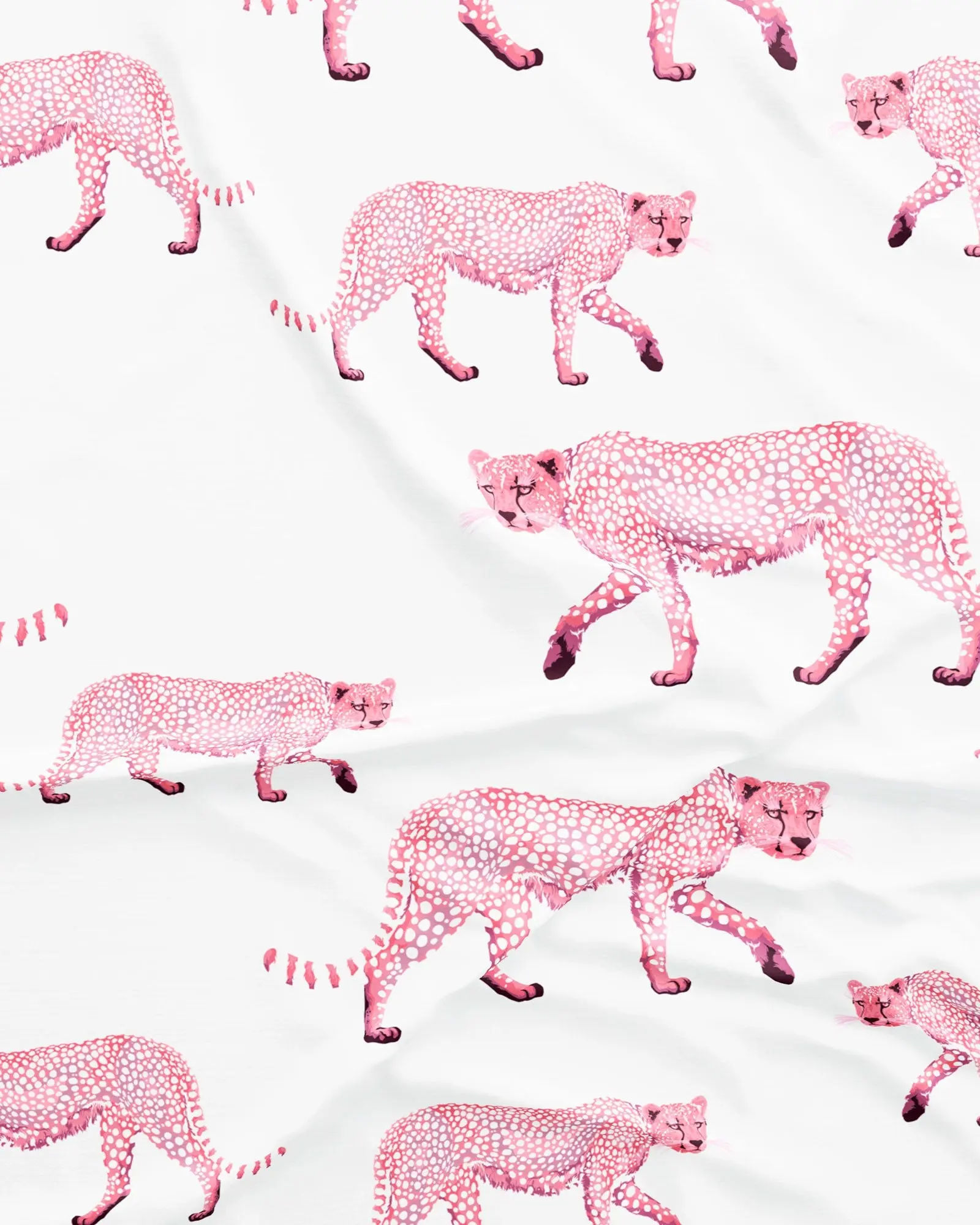 Womens Lounge Pants - Pink Cheetahs - Image 2