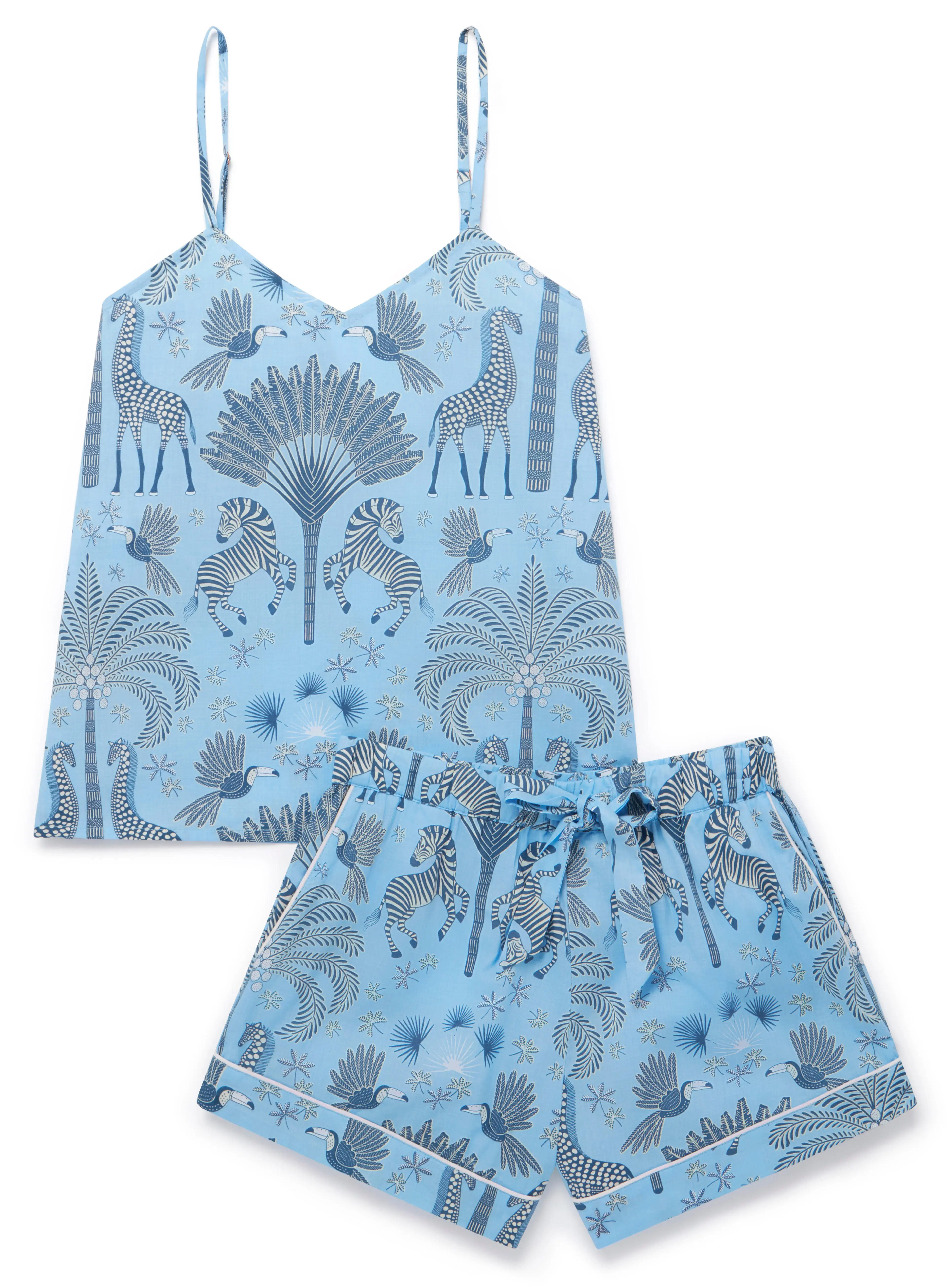 Favourite Travels Women's Cami Organic Cotton Short Set - Image 4