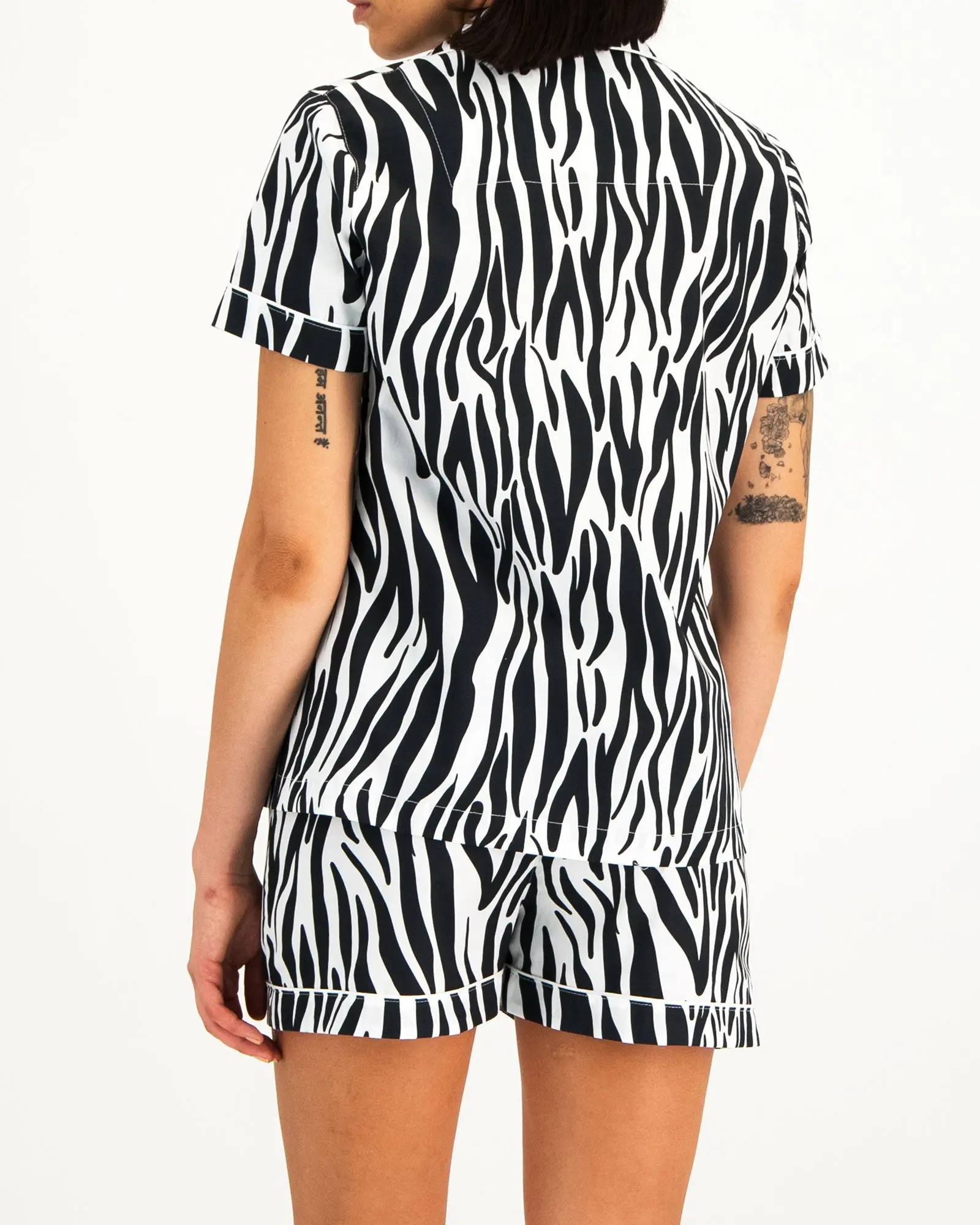 Womens Short Pyjamas - Zebra - Image 3