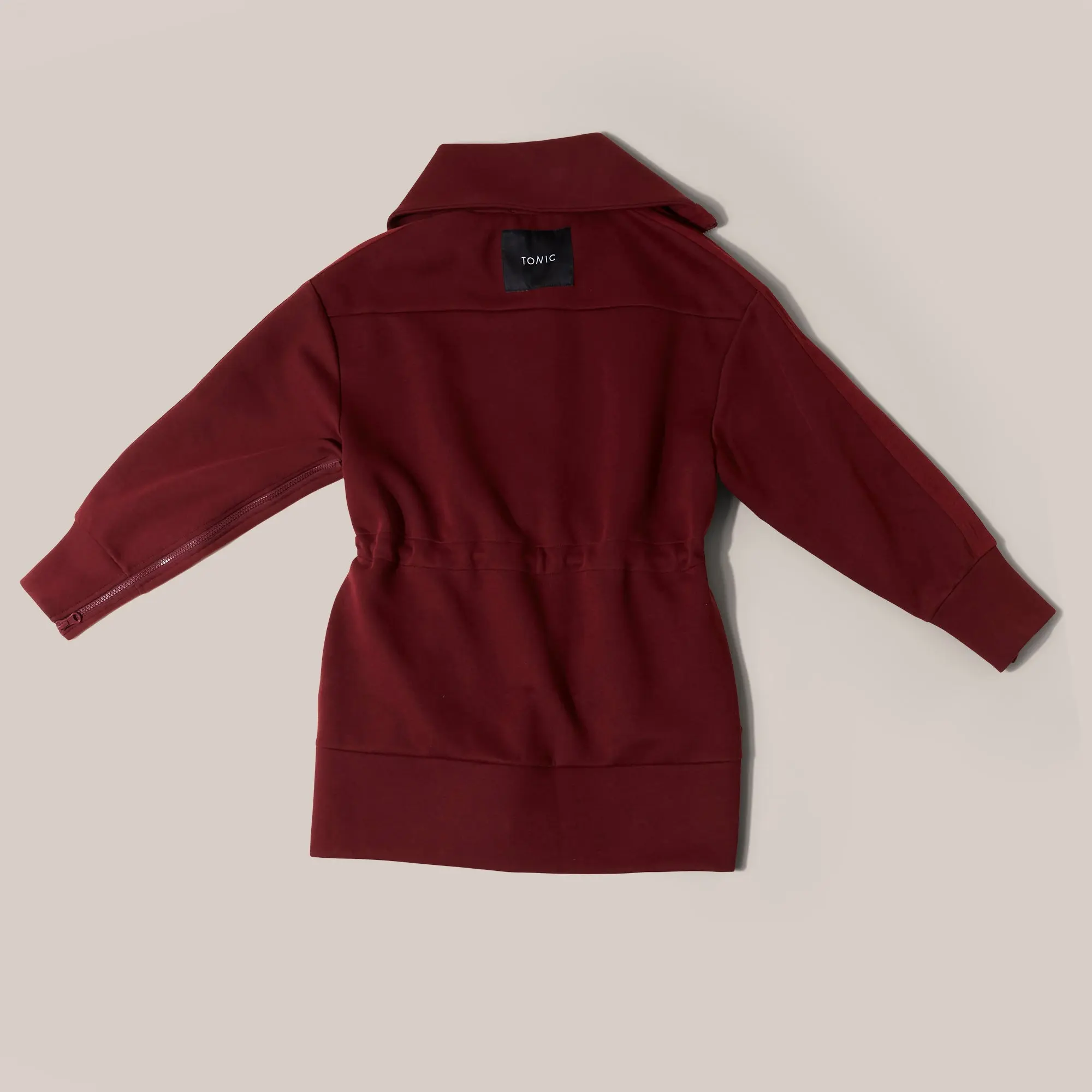 Womens Testing 1-2-3 Tracksuit Burgundy - Image 5