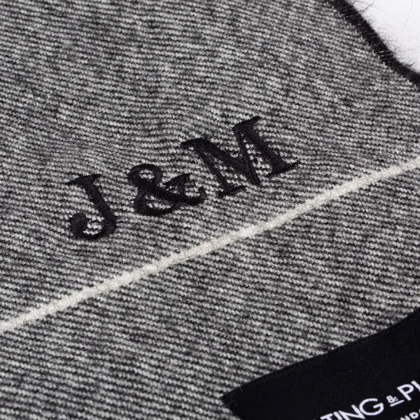 Carbon Grey Wonderland - Alpaca & Merino Lambswool Blanket - Image 4