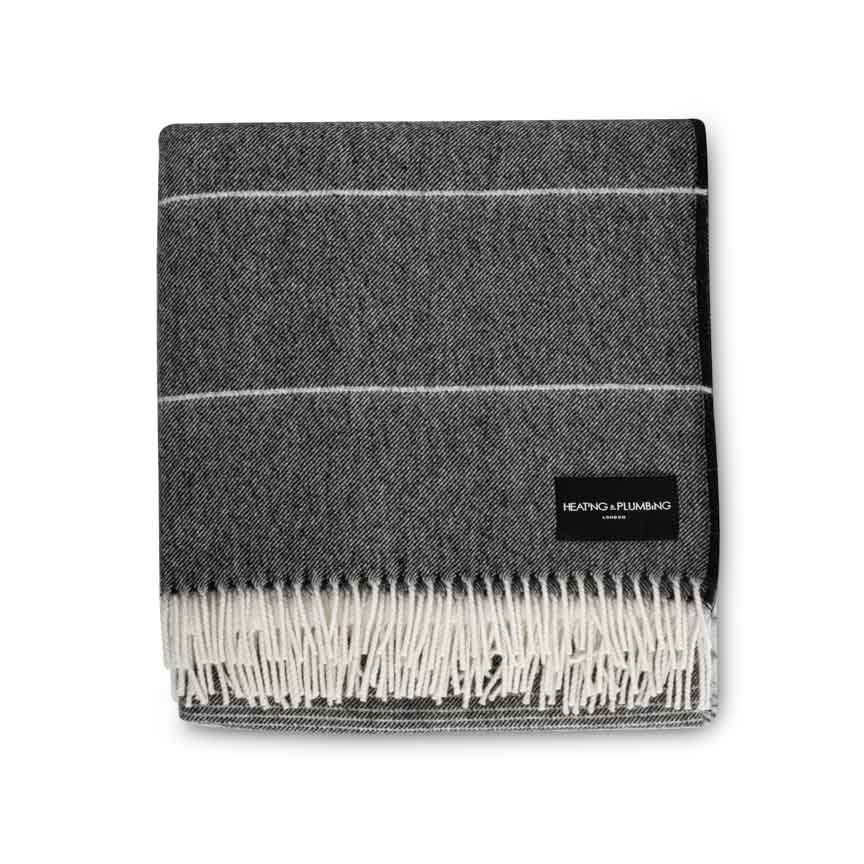 Carbon Grey Wonderland - Alpaca & Merino Lambswool Blanket - Image 5