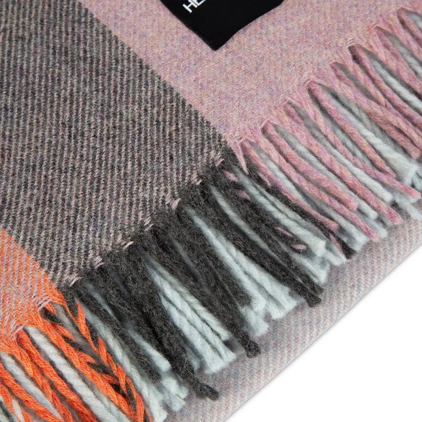 Contemporary Soft Pink Wonderland - Alpaca & Merino Lambswool Blanket - Image 6
