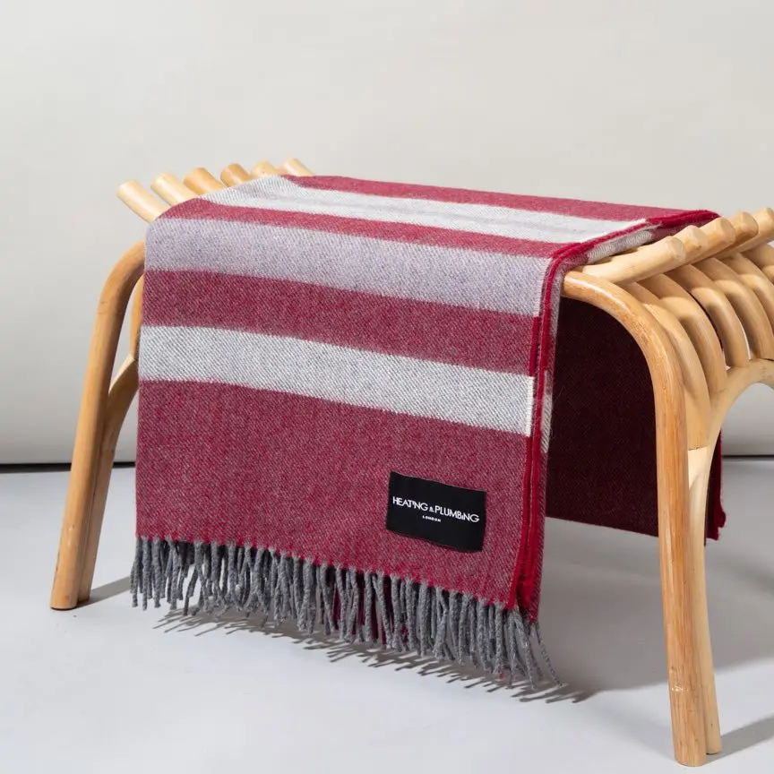 Contemporary Wine Wonderland - Alpaca & Merino Lambswool Blanket