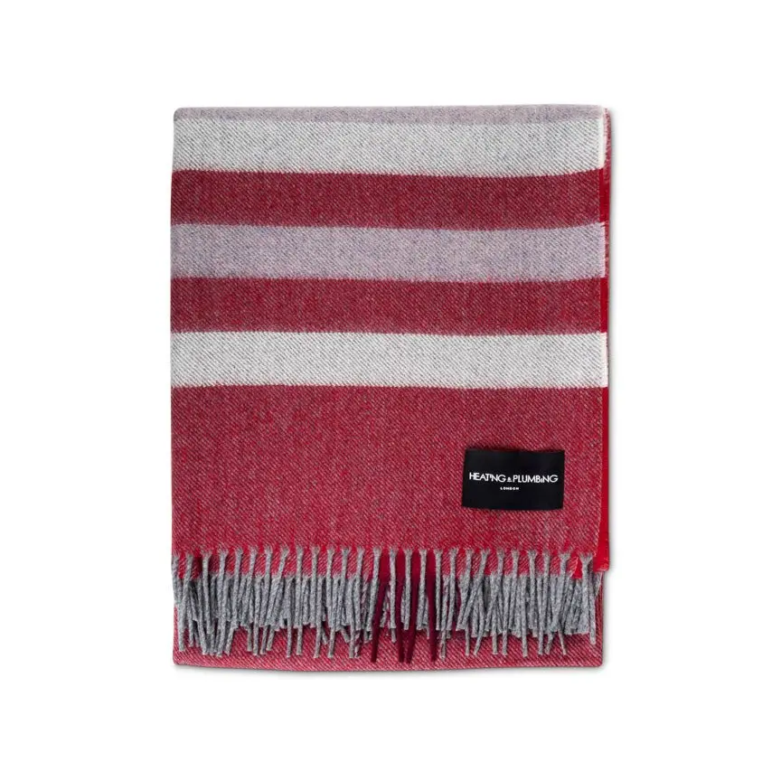 Contemporary Wine Wonderland - Alpaca & Merino Lambswool Blanket - Image 4