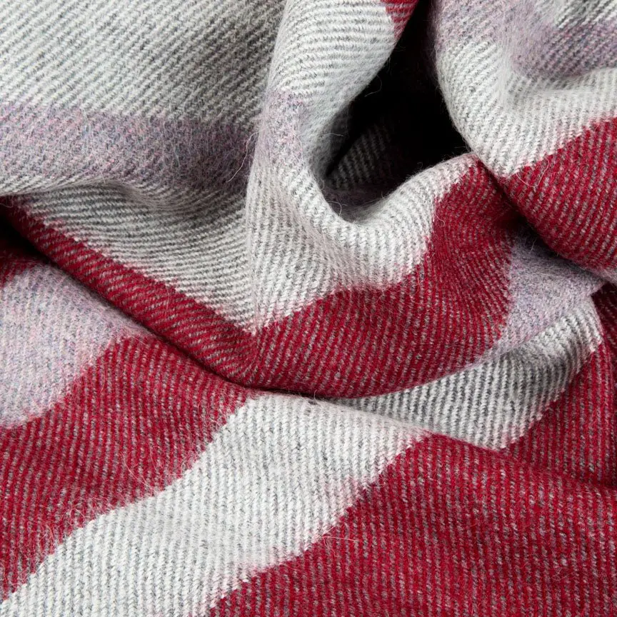 Contemporary Wine Wonderland - Alpaca & Merino Lambswool Blanket - Image 8