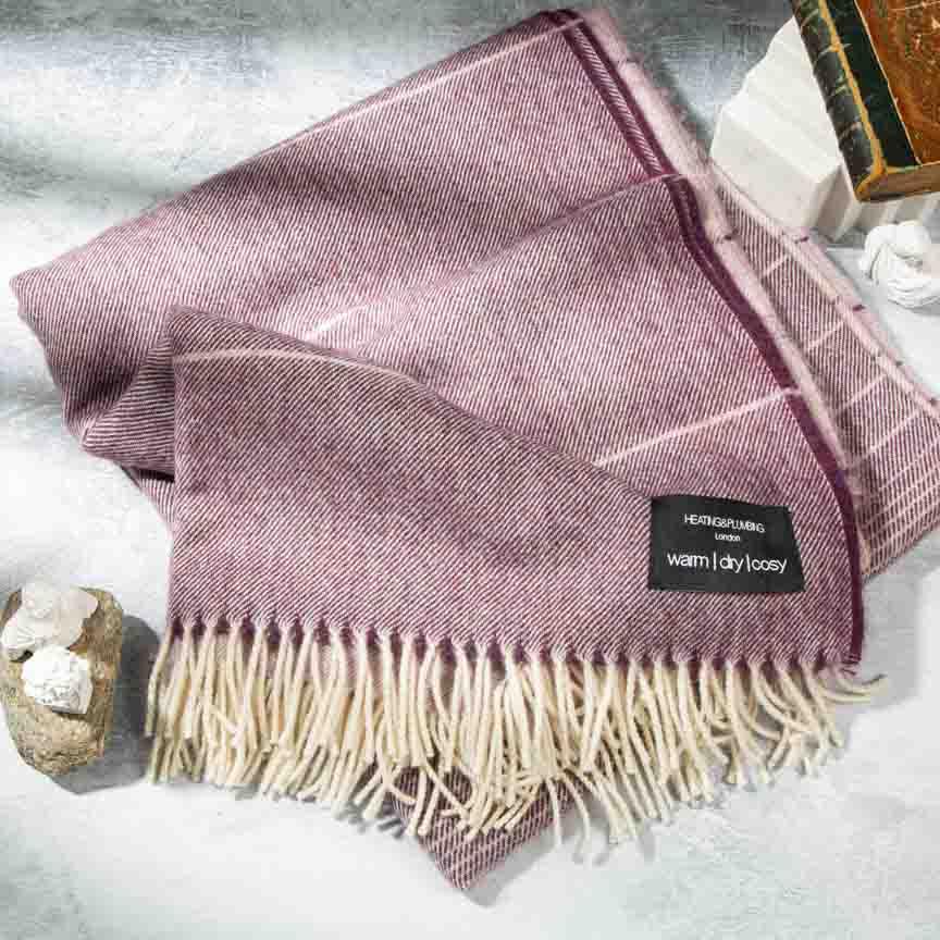 Purple Wonderland - Alpaca & Merino Lambswool Blanket - Image 4
