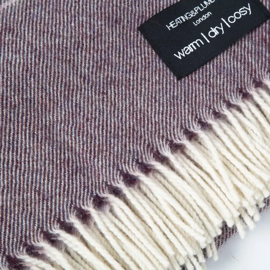 Purple Wonderland - Alpaca & Merino Lambswool Blanket - Image 8