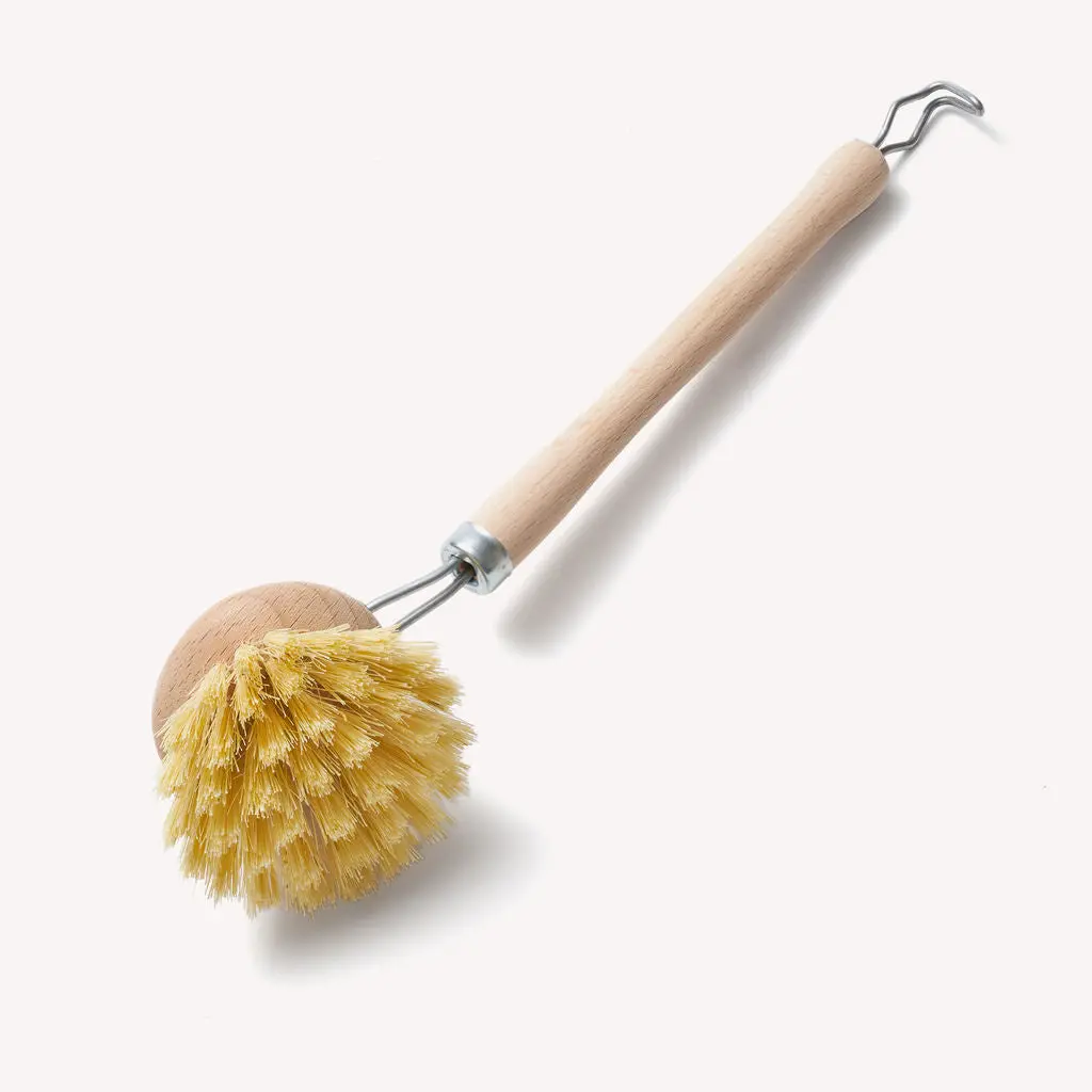 Wooden Dish Brush with Replaceable Head - Image 4