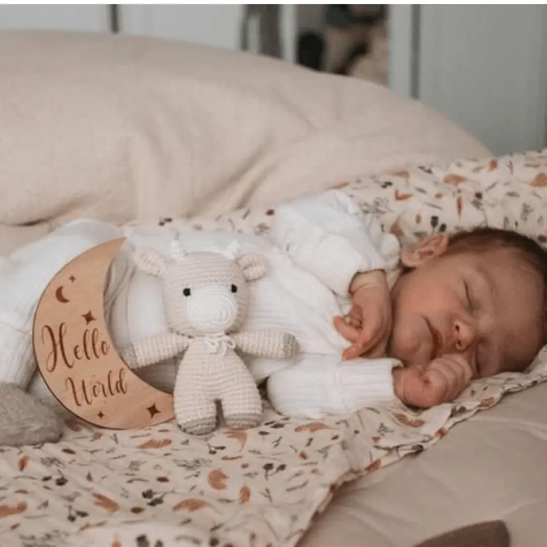 Wooden Month-by-Month Baby Milestone Set - Image 10