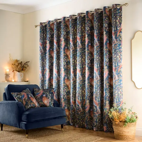 Woodland Pheasant Eyelet Curtains - Image 4