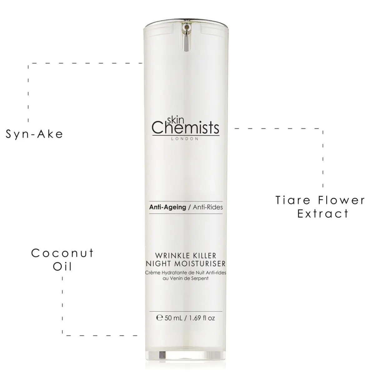 Wrinkle Killer Night Moisturiser 50ml - Image 4