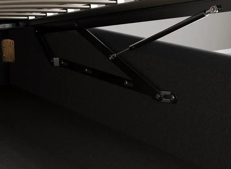 Yardley Upholstered Ottoman Bed Frame - Black - Image 5